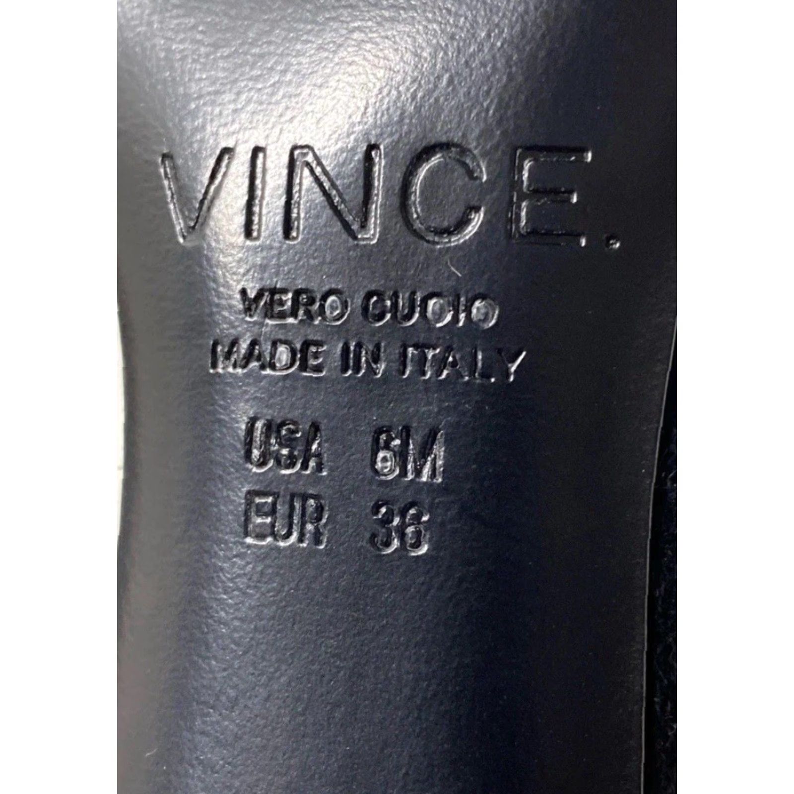 Vince Vince Heels Women Strappy Open Toe Open Toe Buckle Adjustable Strap Suede Leather Lining Black 36 EU 6 US 3.5 UK -- Size US 6 / IT 36 - 7 Thumbnail