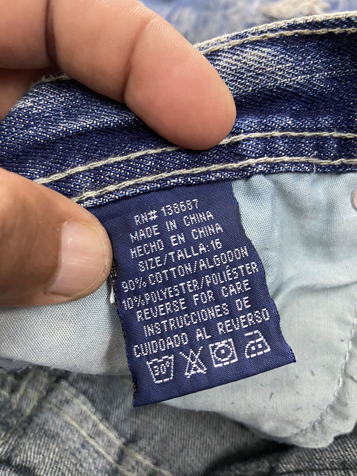 If Six Was Nine ROAD NARROWS DISTRESSED PAINTED STYLE DENIM JEANS Size US 28 / EU 44 - 11 Thumbnail
