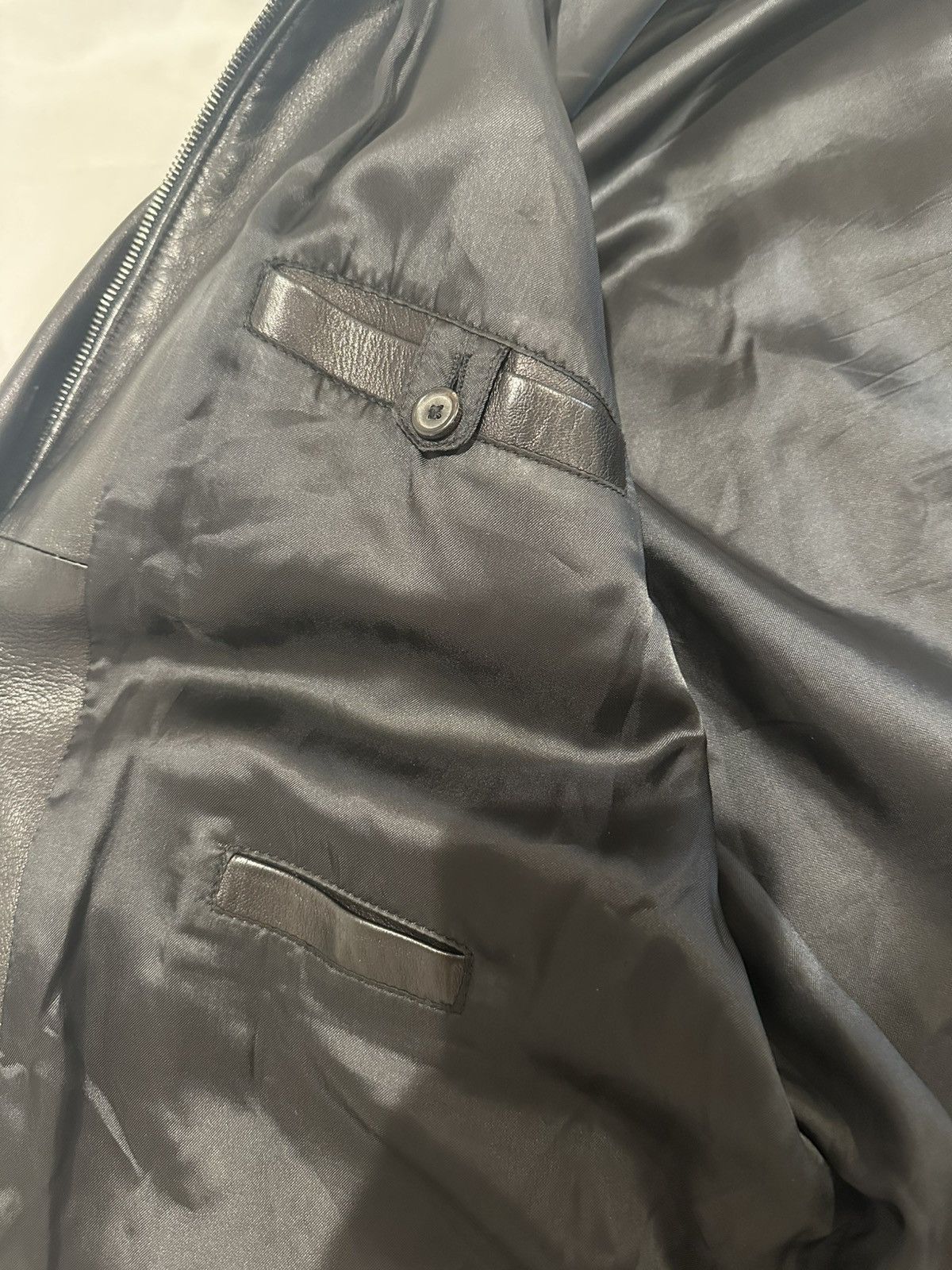 Ralph Lauren Purple Label Ralph Lauren Purple Label Black Lambskin Leather Jacket Size US L / EU 52-54 / 3 - 13 Thumbnail