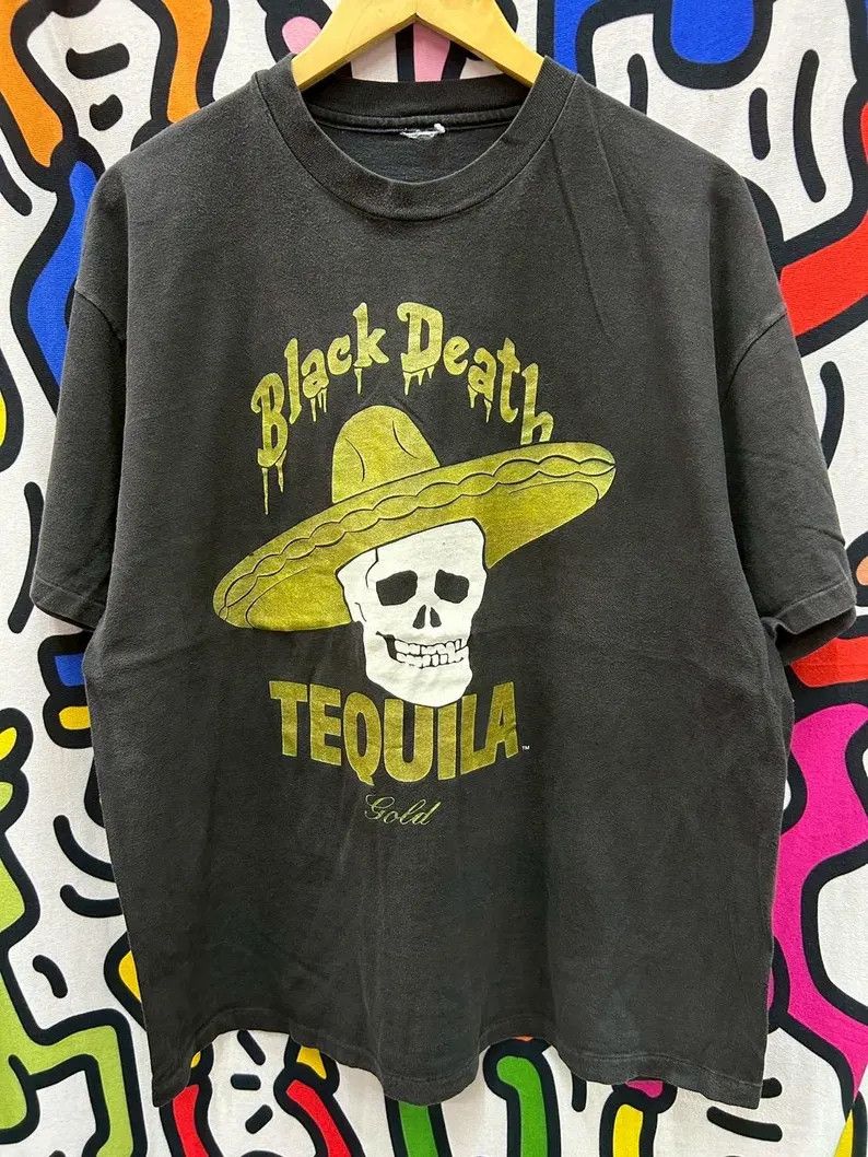 Band Tees Vintage 90s Slash Black Death tshirt size XL Size US XL / EU 56 / 4 - 2 Thumbnail