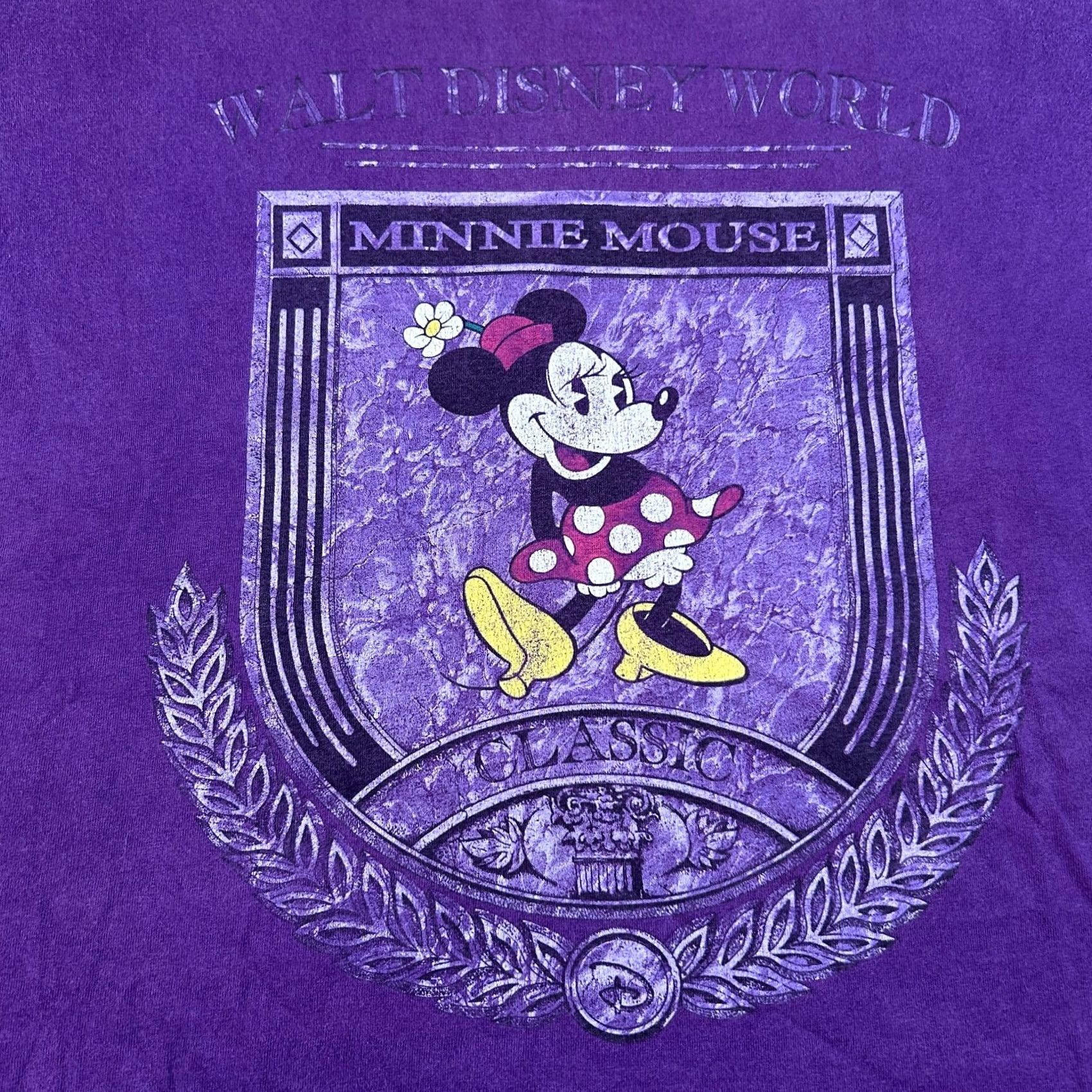 Disney VINTAGE Disney Designs Shirt 2XL Purple Minnie Mouse USA Made Women Short Sleeve Crew Neck Cotton Knit Pullover Size XXL / US 16-18 / IT 52-54 - 5 Thumbnail