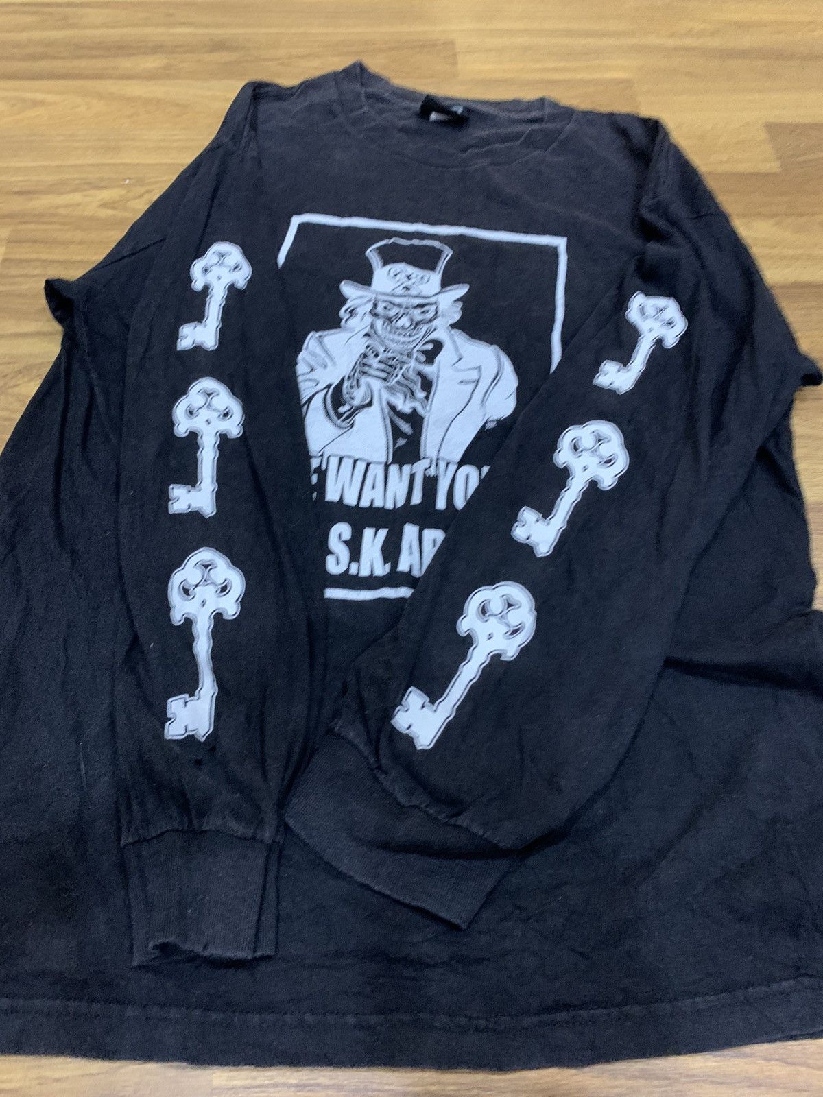 Band Tees × Vintage VINTAGE SK ARMY T SHIRT Size US L / EU 52-54 / 3 - 8 Thumbnail