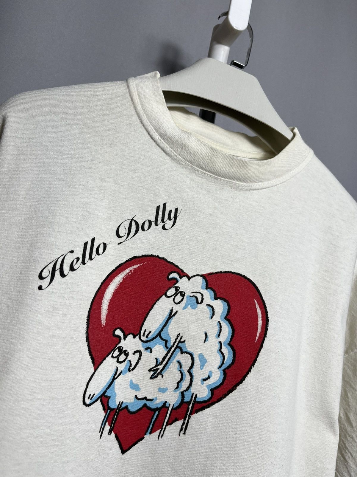 Vintage Greenpeace Hello Dolly Make Love Not Clones. Rare t-shirt Size US XXL / EU 58 / 5 - 2 Thumbnail