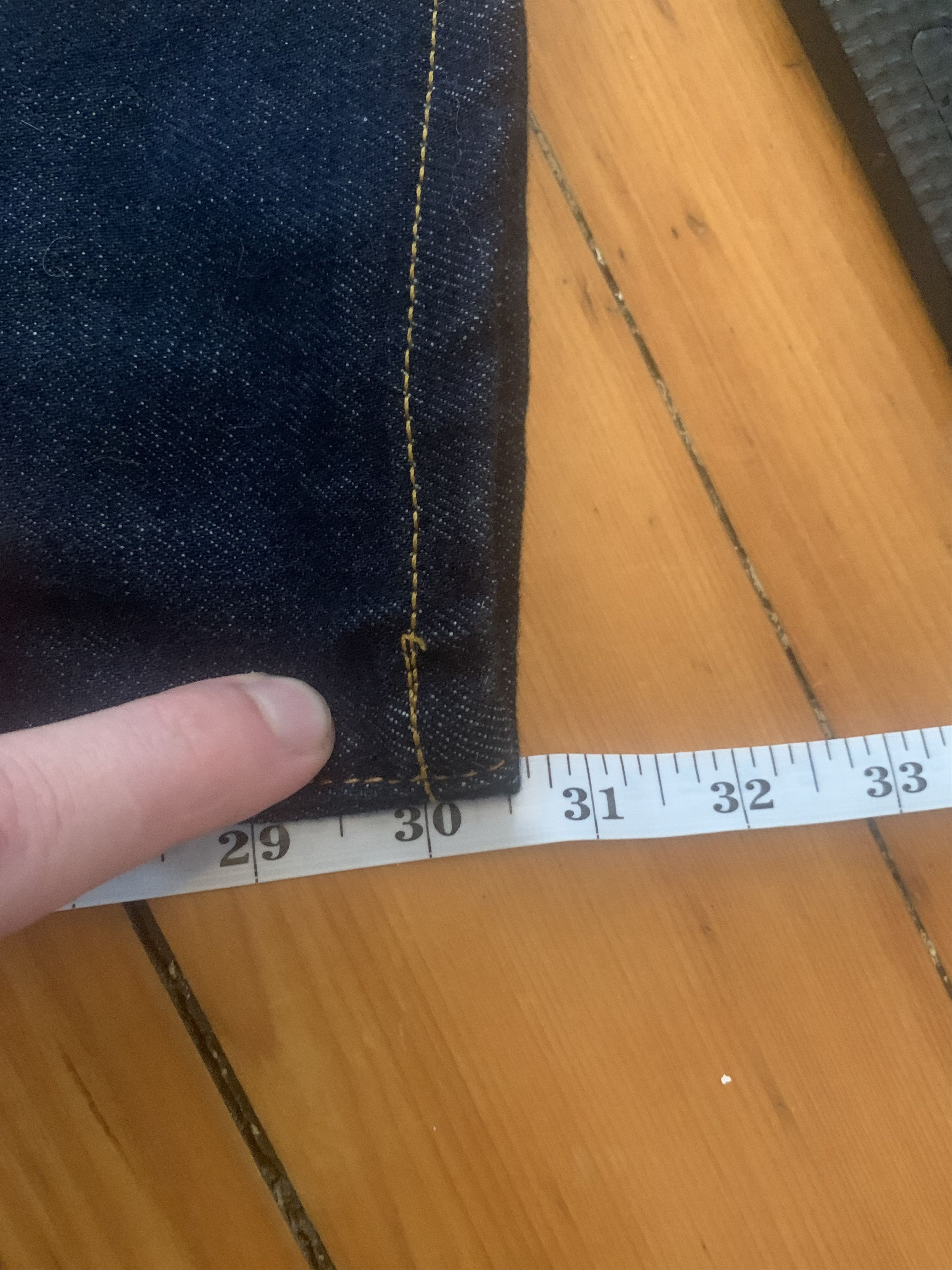 Hiroshi Kato Pen Slim 14 oz. Raw Size US 34 / EU 50 - 4 Thumbnail