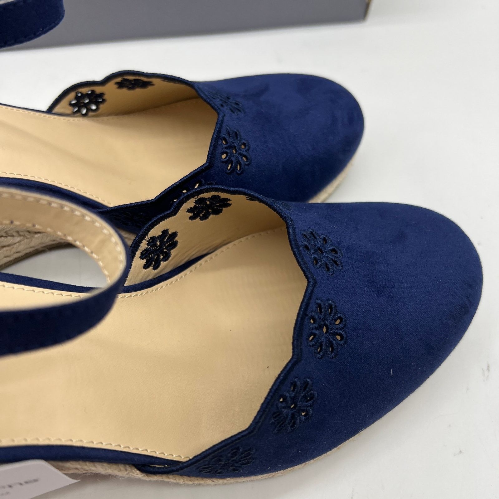 Other Liz Claiborne Morgan Women's Wedge Heels Blue Navy Size 11M Size US 11 / IT 41 - 7 Thumbnail