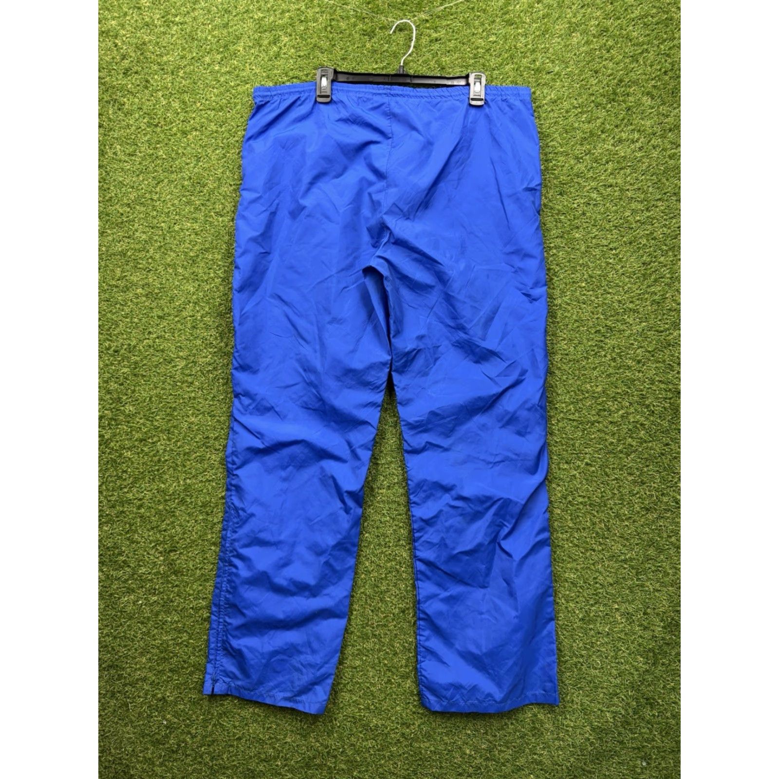 Nike VINTAGE Nike Track Pants Mens XL Blue USA Made Sportswear 70s Swoosh Unlined Size US 36 / EU 52 - 2 Thumbnail
