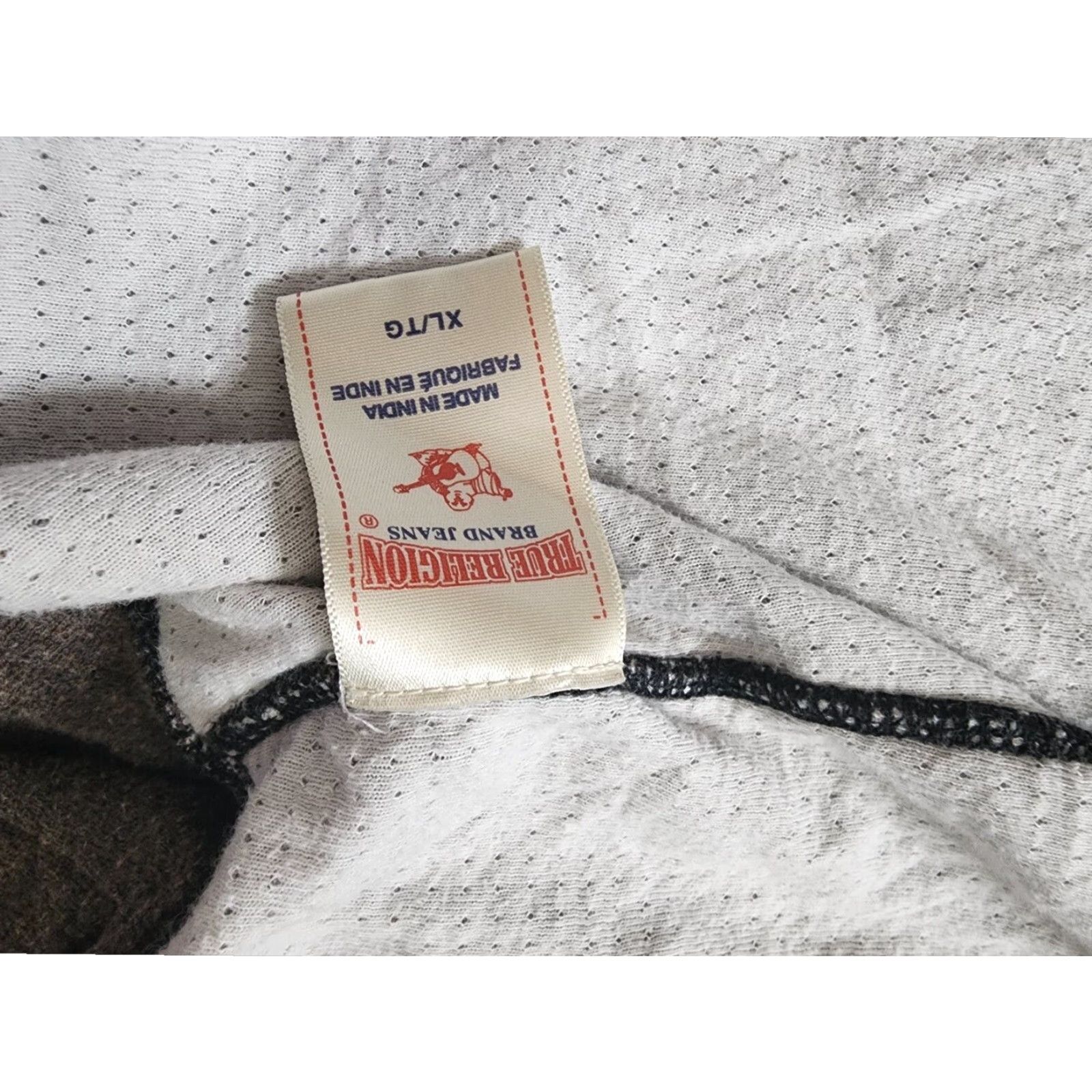 True Religion True Religion Athletic Club Cardigan Sweater Mens XL Beige Football Sport Size US XL / EU 56 / 4 - 6 Thumbnail