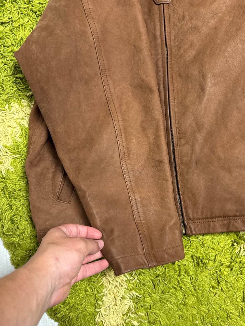 Puma RARE Archival x Puma Brown Leather Jacket Size US M / EU 48-50 / 2 - 8 Thumbnail