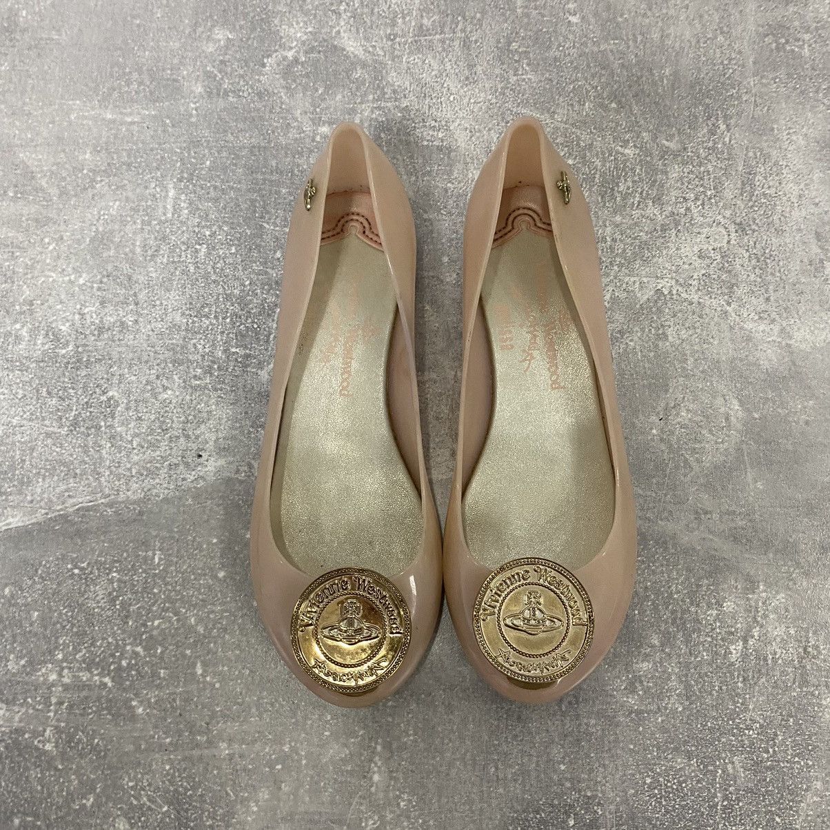 Melissa × Vivienne Westwood Vivienne Westwood × Melissa Anglomania Ballet Flats Size US 7 / IT 37 - 2 Thumbnail