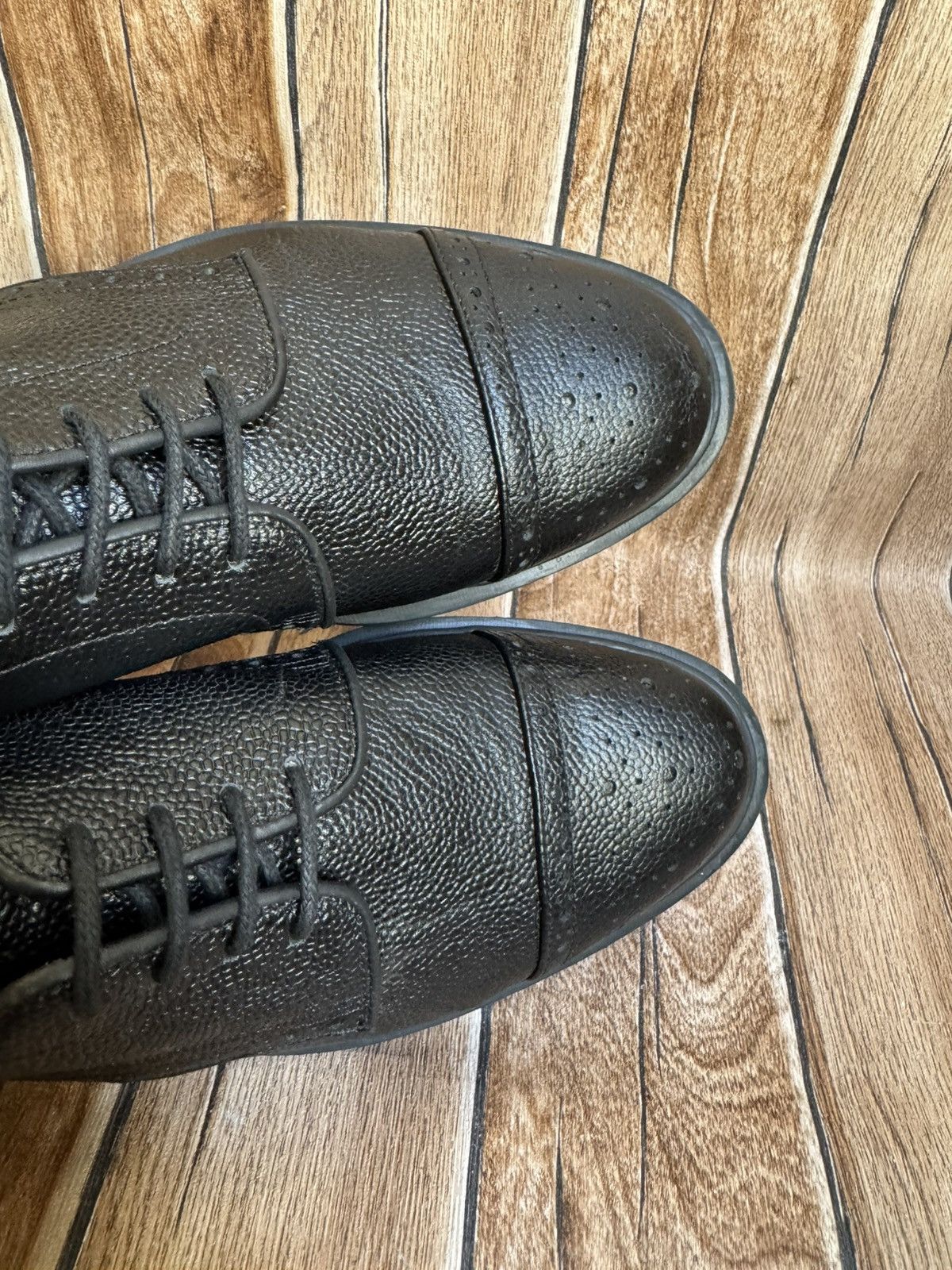 Designer × Thom Browne Pebble grain lightweight rubber sole derby Size US 7 / EU 40 - 7 Thumbnail