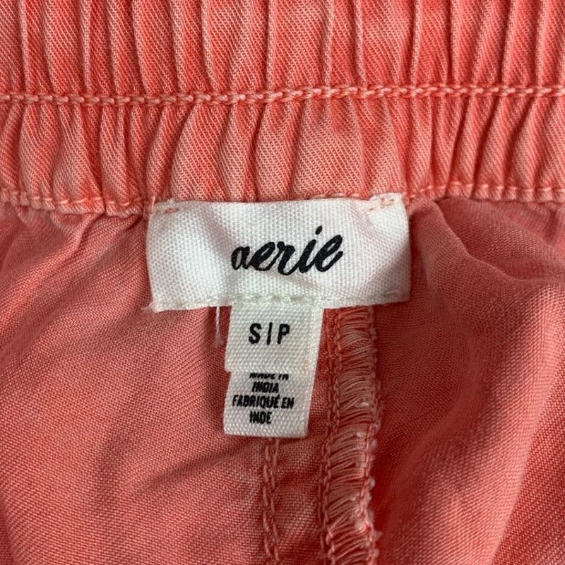 American Eagle Outfitters New Aerie Womens Small Orange Lightweight Cargo Jogger Pants Size 28" / US 6 / IT 42 - 5 Thumbnail