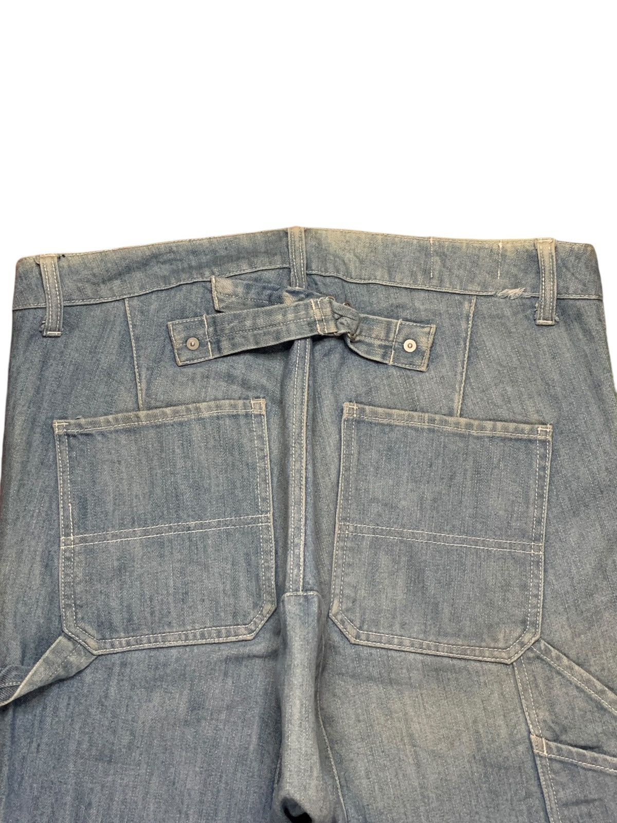Japanese Brand × NANO universe SALES🔥Vintage Nano Universe Cinch Carpenter Jean Shorts Size US 34 / EU 50 - 8 Thumbnail