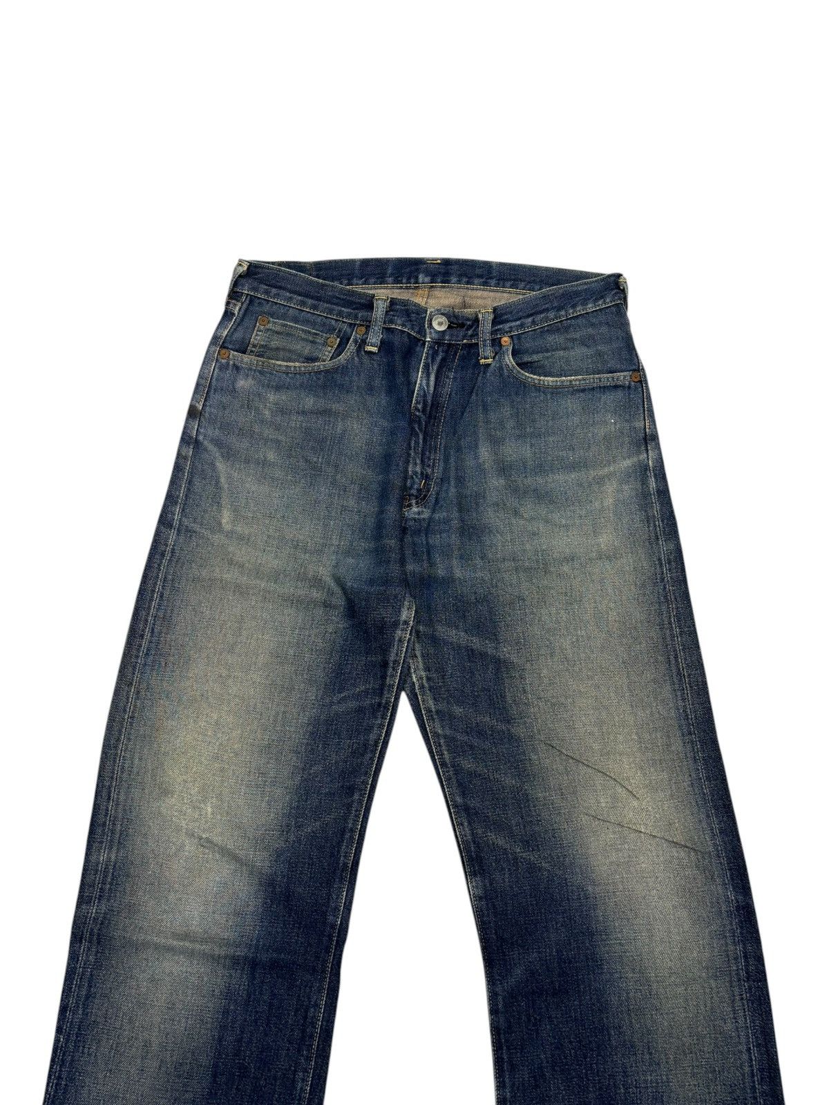 Kapital Vintage Big John Selvedge Redline Distressed Denim Jeans Size US 31 - 3 Thumbnail