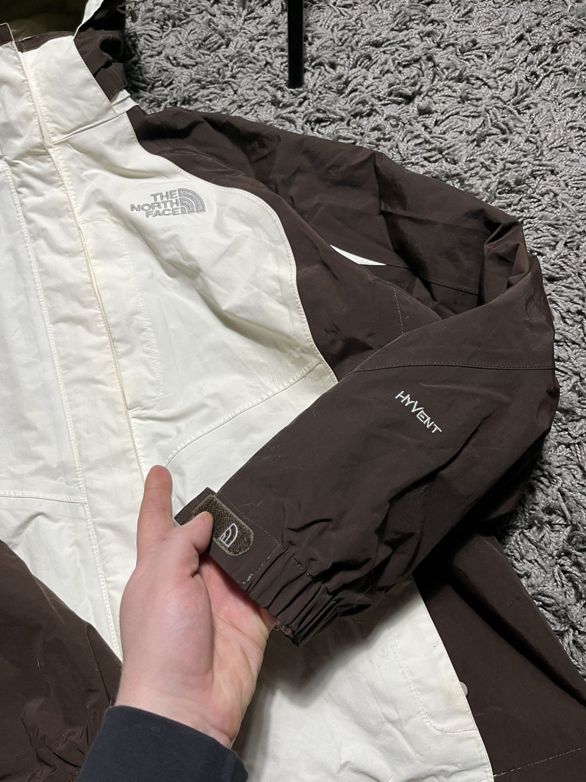 The North Face THE NORTH FACE HYVENT BROWN JACKET WMNS SIZE L Size L / US 10 / IT 46 - 3 Thumbnail