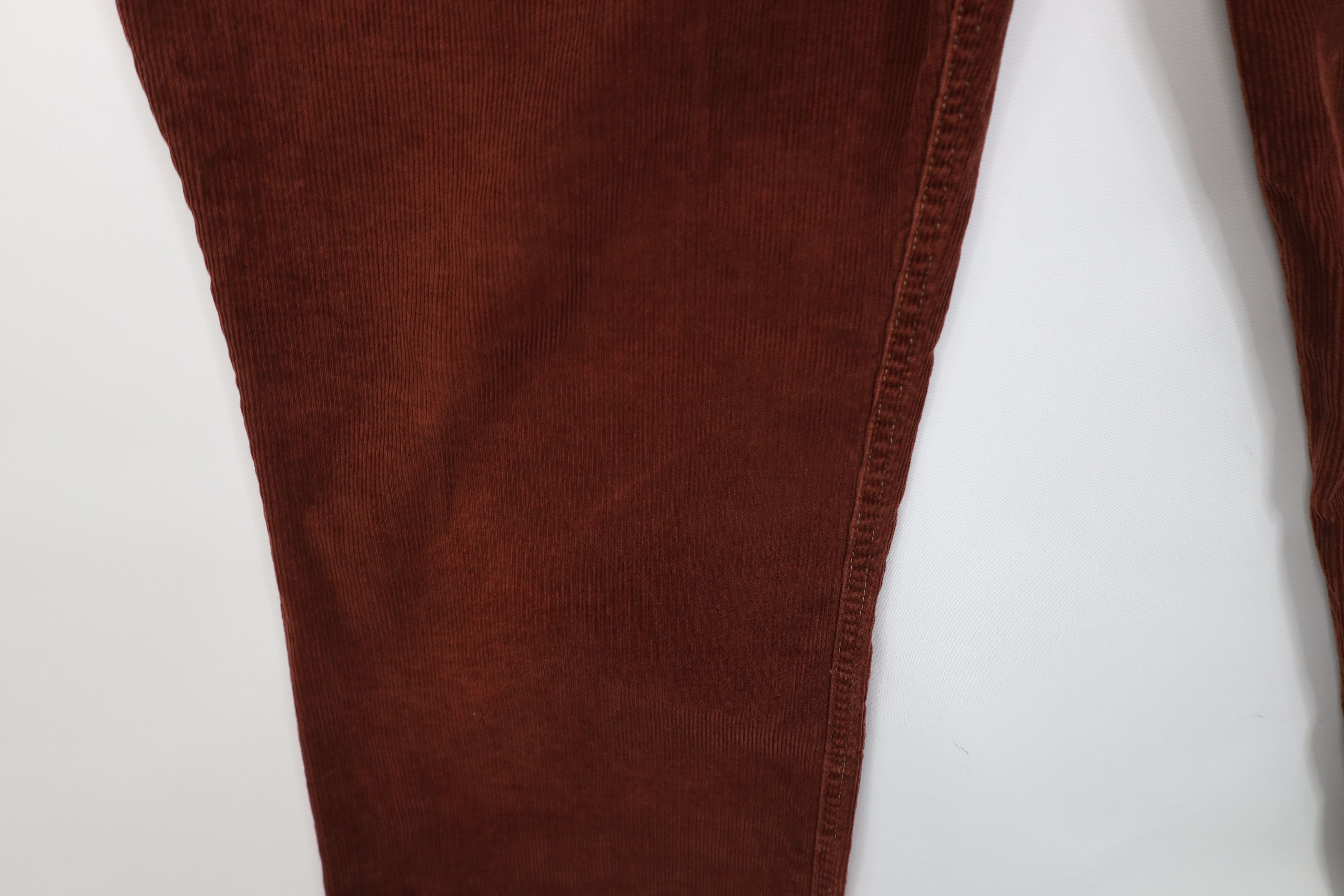 American Eagle Outfitters Vintage 90s Y2K American Eagle Corduroy Chino Pants Red Size US 34 / EU 50 - 7 Thumbnail