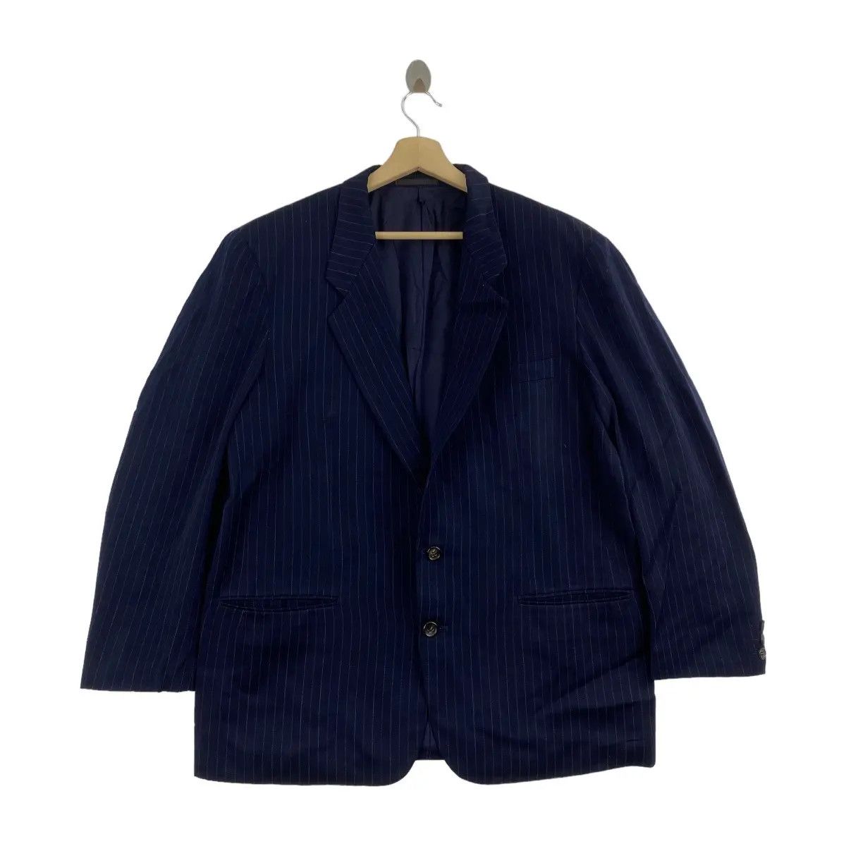 Vtg COMME DES GARCONS Homme Striped 2 Button Blazer Sport