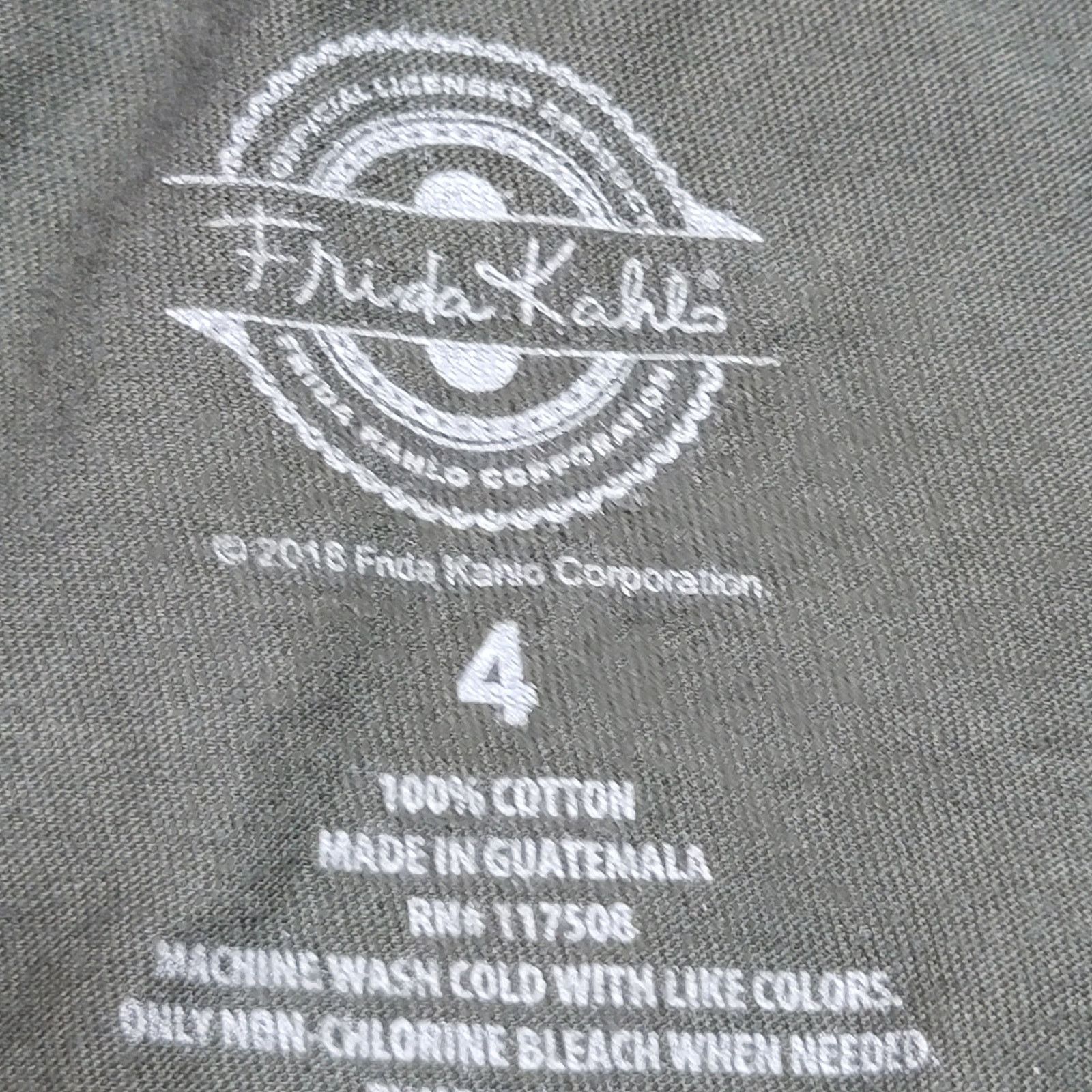 Other Frida Kahlo Dark Green Tee "Viva La Vida" - Size 4 Size S / US 4 / IT 40 - 4 Thumbnail