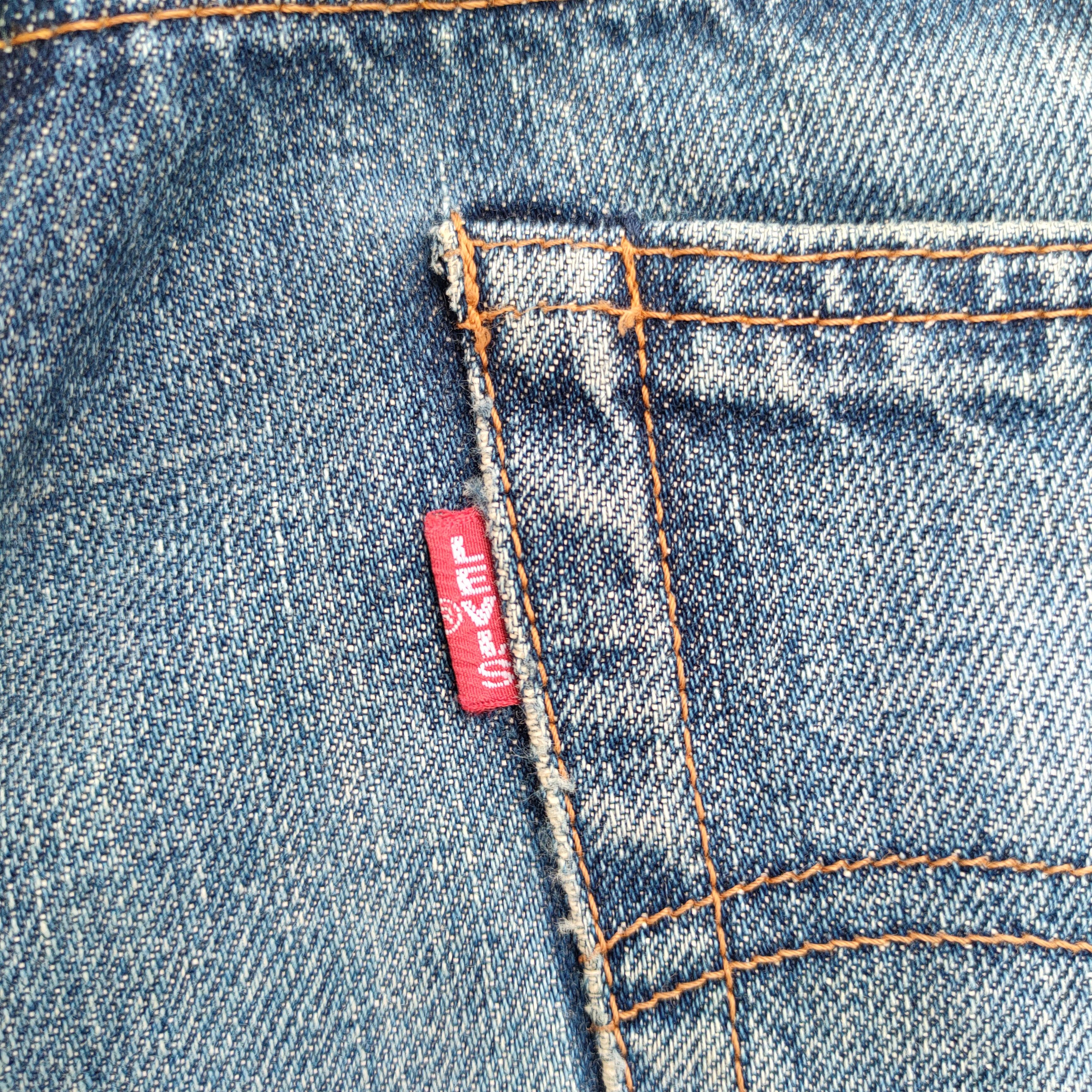Levi's Vintage Clothing VINTAGE LEVI'S 502 BIG E SELVEDGE RIPPED FADED DENIM PANTS Size US 32 / EU 48 - 15 Thumbnail