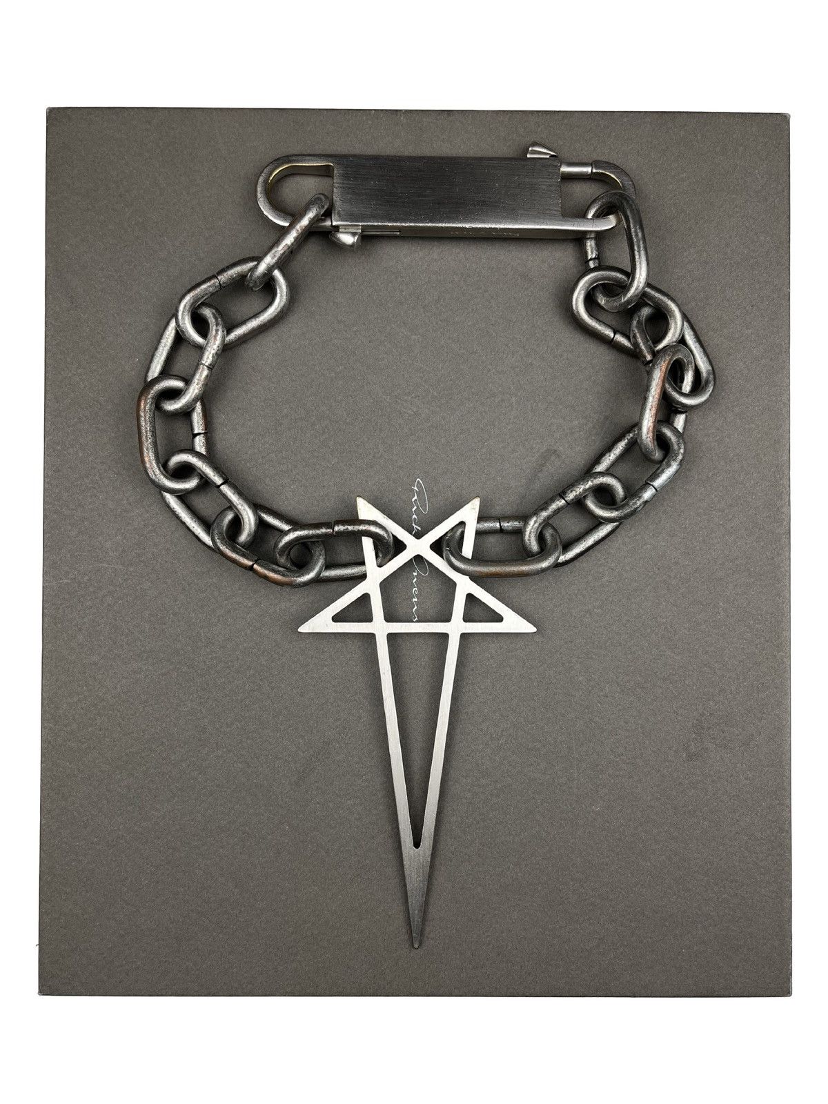 Rick Owens Rick Owens Pentagram choker | Grailed
