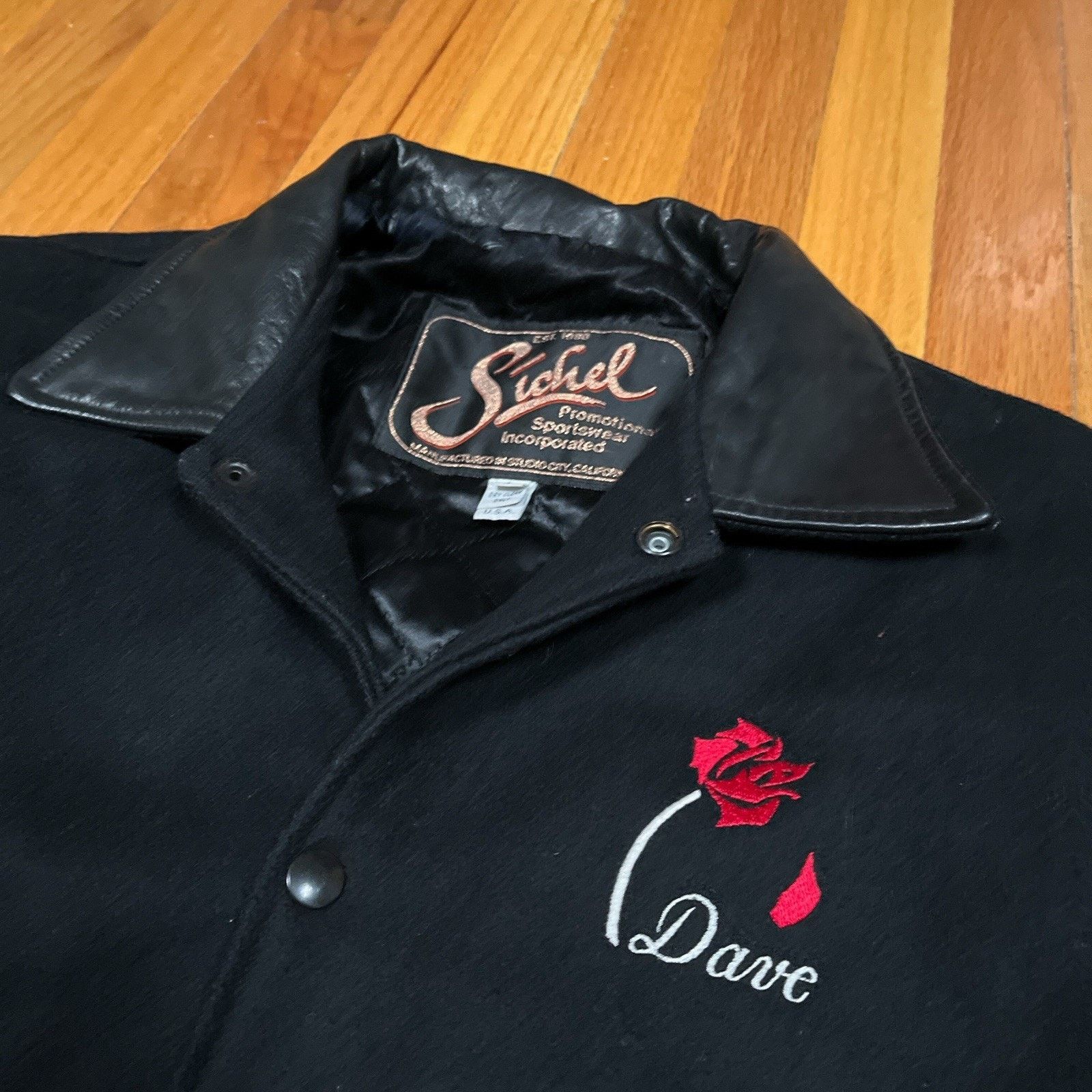 Vintage VTG 90s Disney Beauty & The Beast Varsity Crew Jacket Large Size US L / EU 52-54 / 3 - 4 Thumbnail
