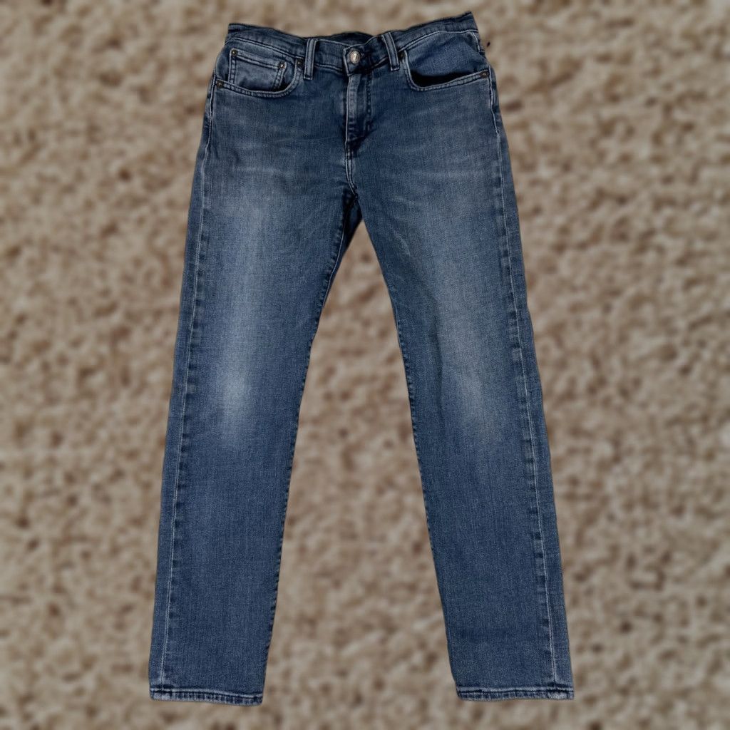 Levi's Levis Jeans Mens 30x32 Blue Denim Straight 502 Slim 5-Pocket Cotton Blend Mid Rise Vintage No N/A Size US 30 / EU 46 - 1 Thumbnail
