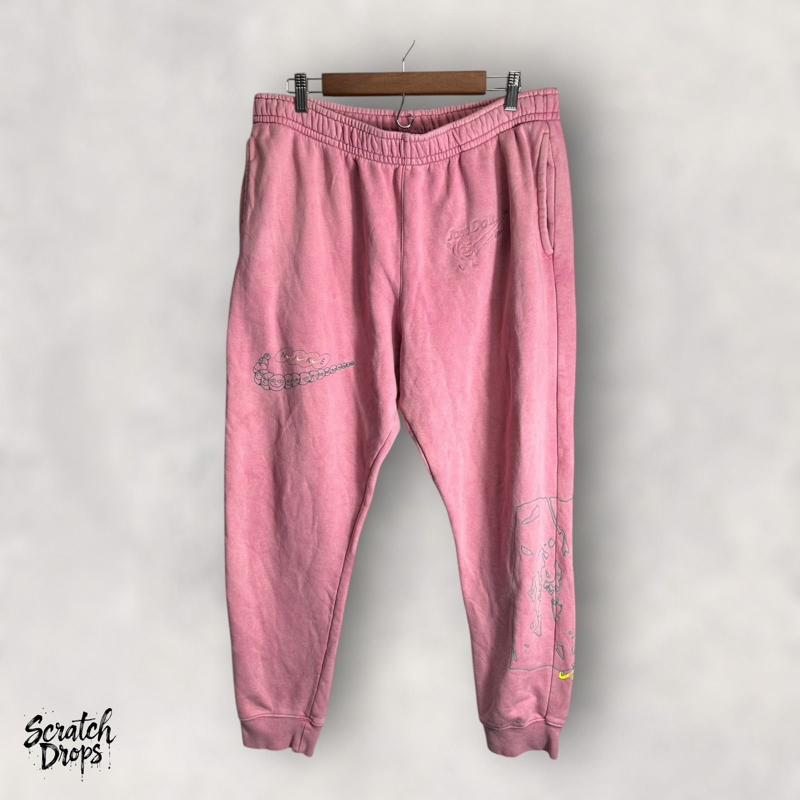 Nike Nike Women's Pink Jogger Pants Size XL Comfy Athletic Lounge Size 34" / US 12 / IT 48 - 1 Thumbnail