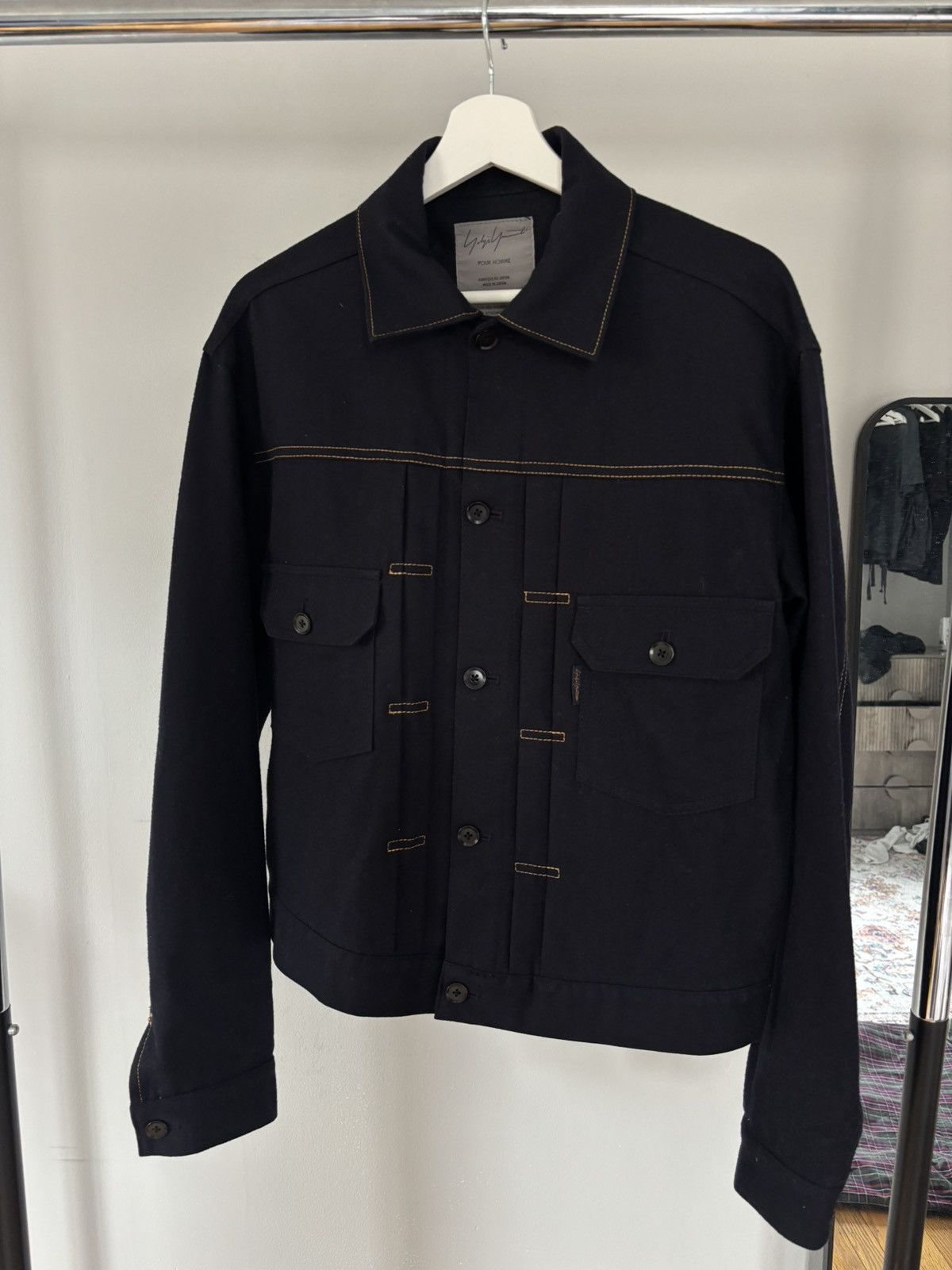 Yohji Yamamoto “Premium Wood Hanger” Yohji Yamamoto Pour Homme Jacket