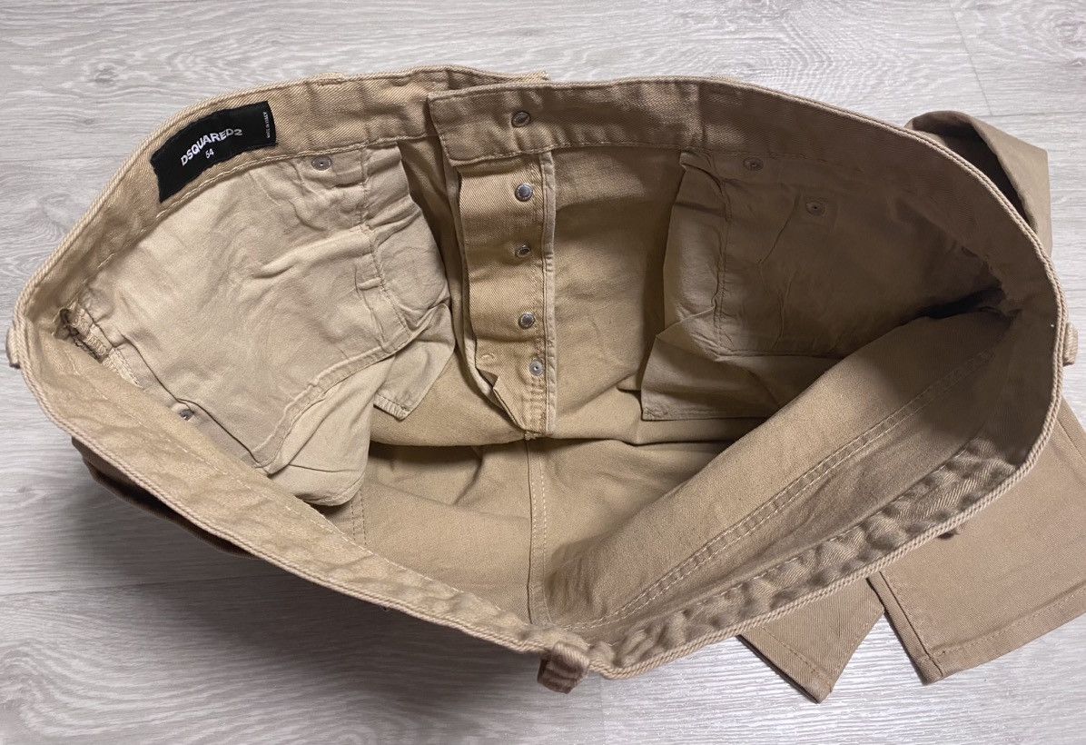 Dsquared2 Dsquared2 Sand Straight Fit Metal Tab Cotton Jeans Denim Size US 38 / EU 54 - 16 Thumbnail