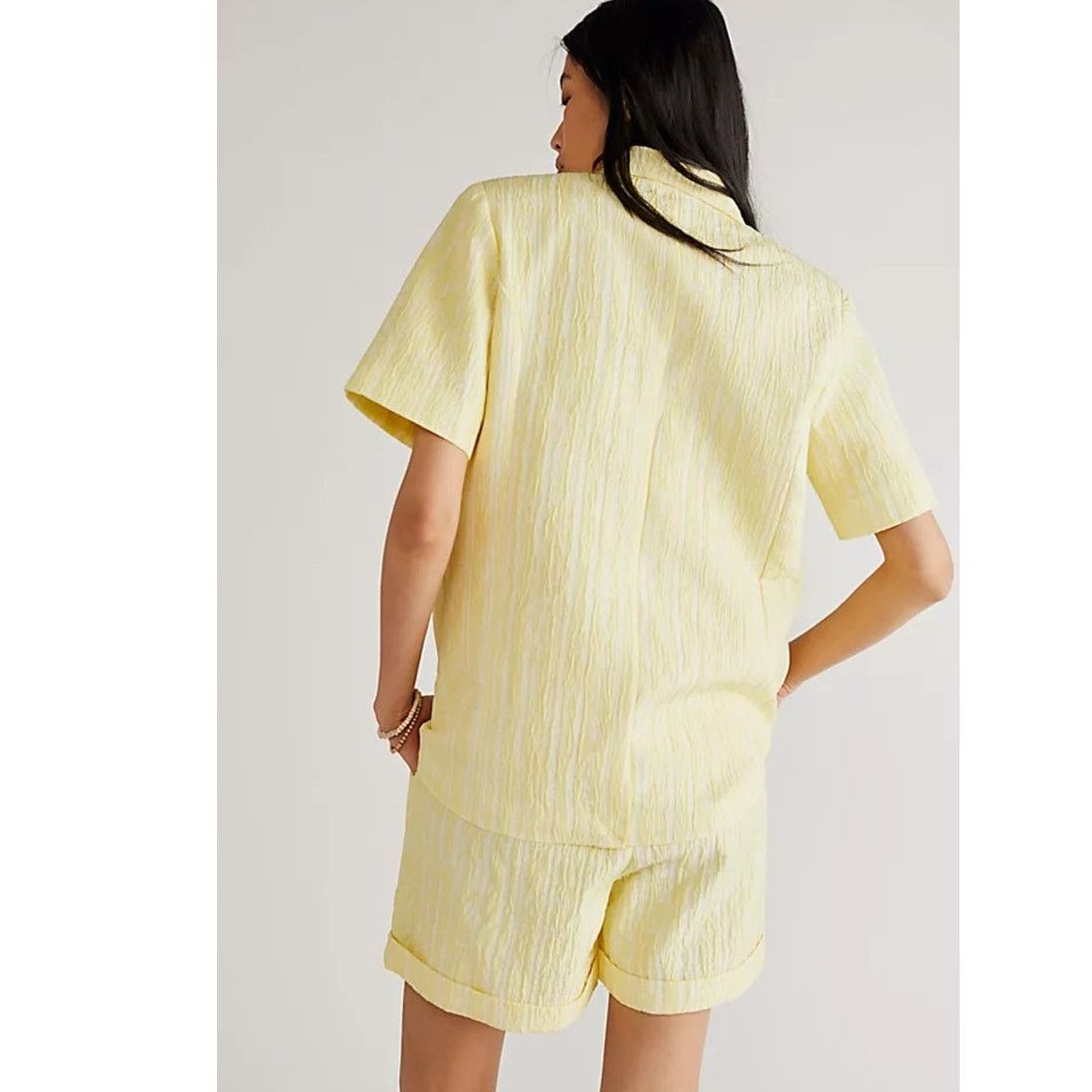 Free People New FREE PEOPLE X CRAS Sadie Blazer Suit and Shorts Set $438 Size S / US 4 / IT 40 - 5 Thumbnail