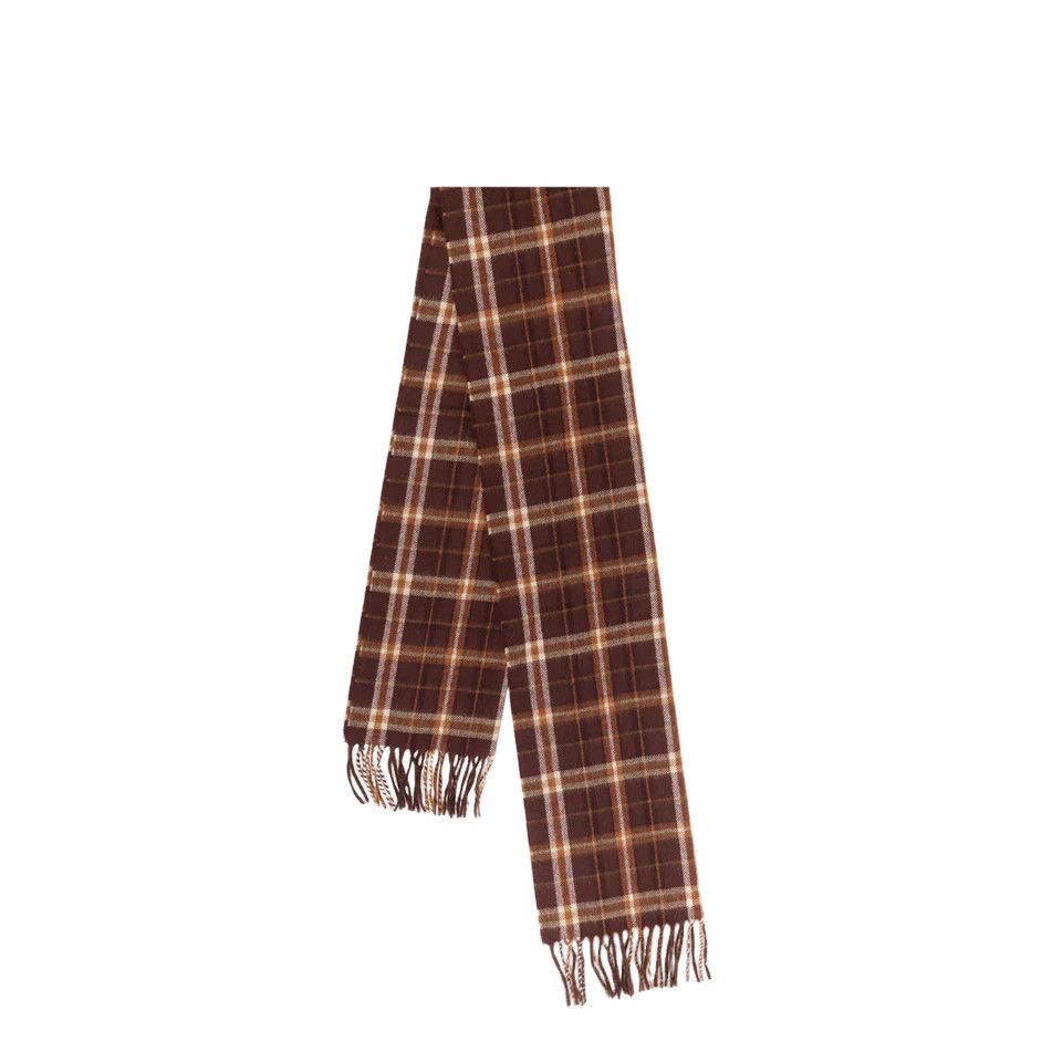 Celine CELINE BROWN/CAMEL/VANILLA Cashmere Scarf New & Authentic Size ONE SIZE - 1 Thumbnail
