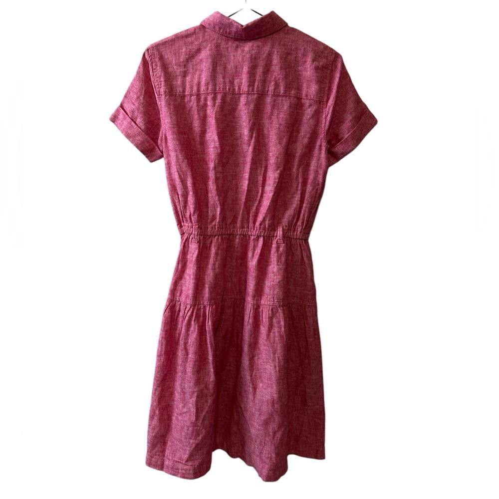 U.S. Polo Assn. U.S. Polo Assn. Pink Linen Button-Down Dress - Size Small Size S / US 4 / IT 40 - 2 Thumbnail