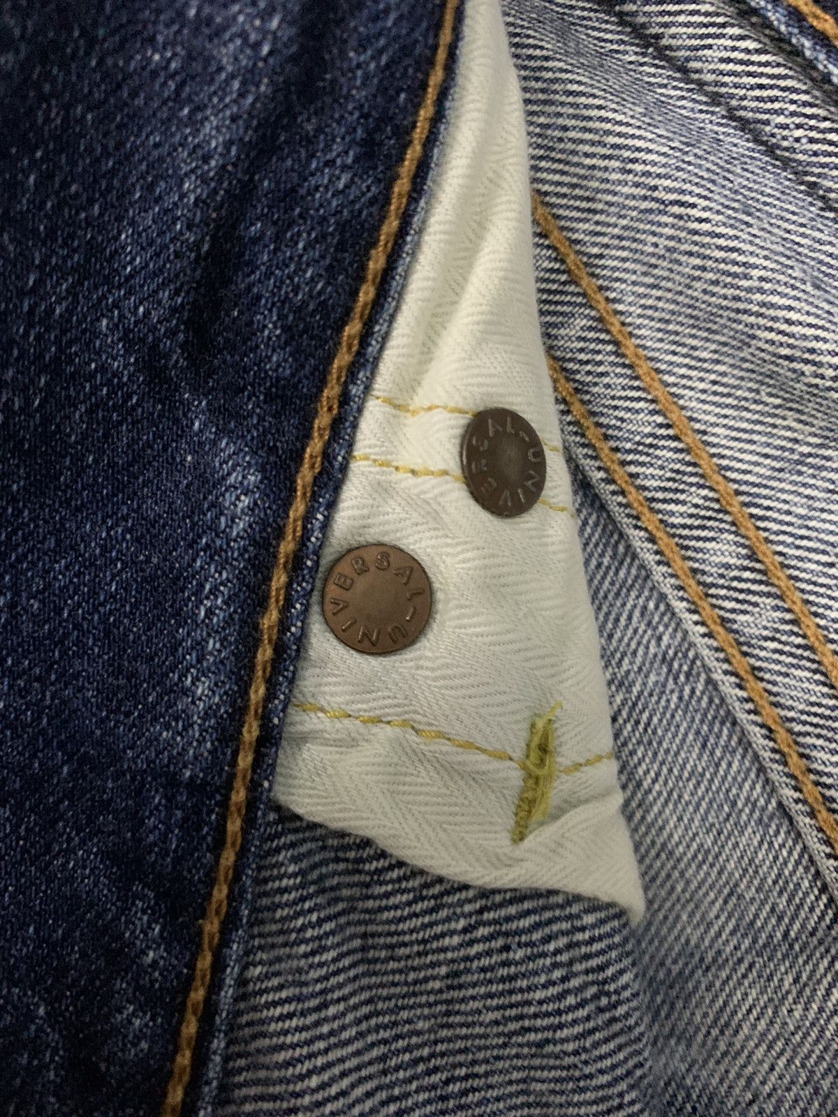 Japanese Brand Vintage Japanese Brand Slim Straight Distressed Grunge Jeans Size US 30 / EU 46 - 5 Thumbnail