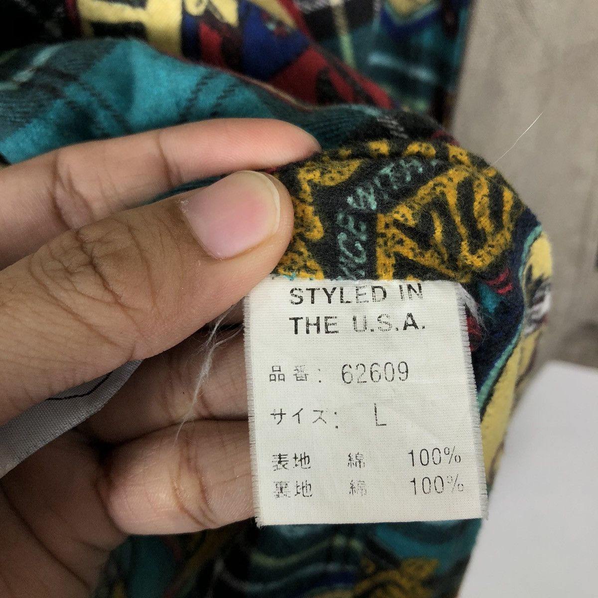 Cartoon Network 🔥90s Chore Blanket Lining Full Print Jacket Mickey & Co USA Size US L / EU 52-54 / 3 - 16 Thumbnail