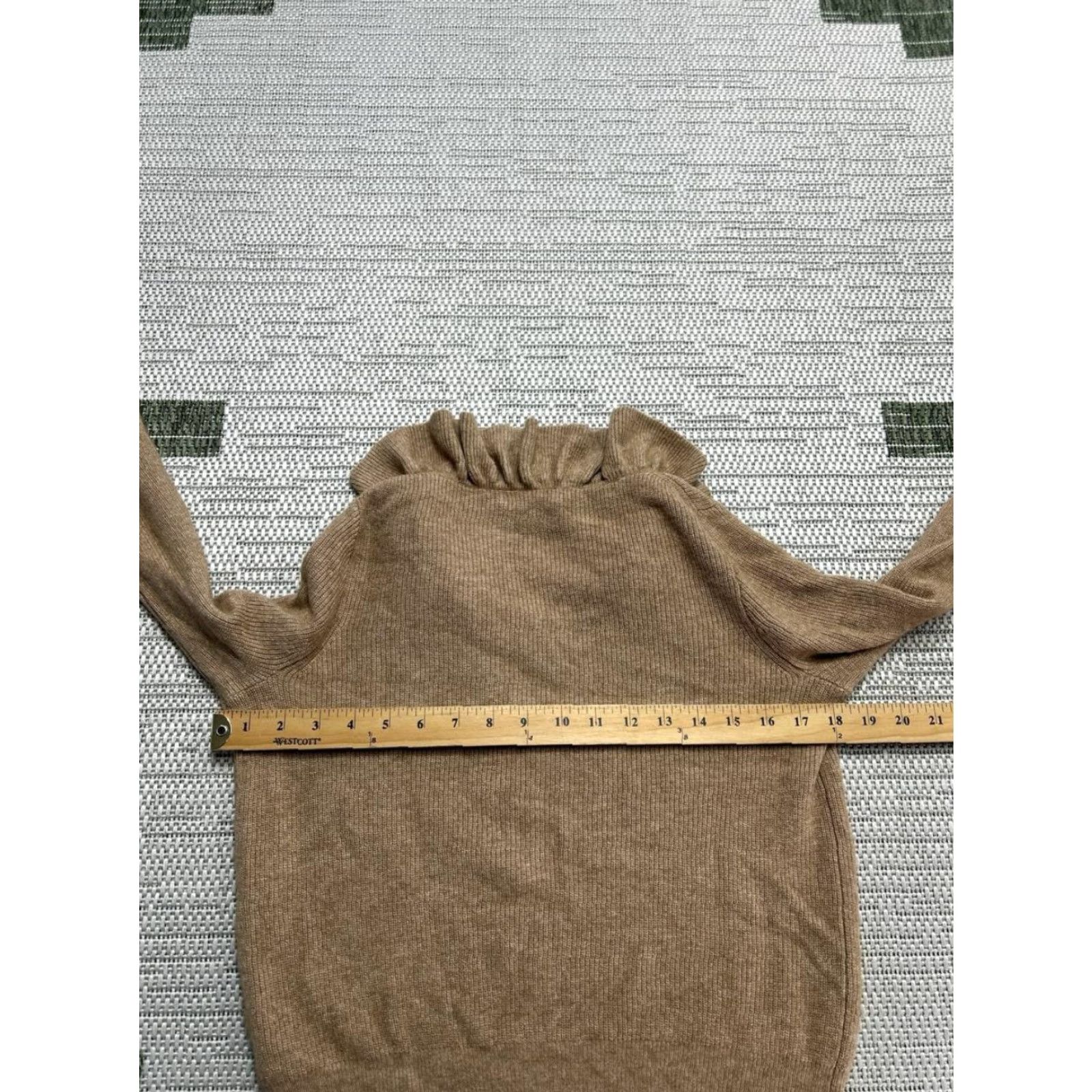 Madewell Madewell Sweater Womens XS Brown Knit Pullover Size XS / US 0-2 / IT 36-38 - 5 Thumbnail