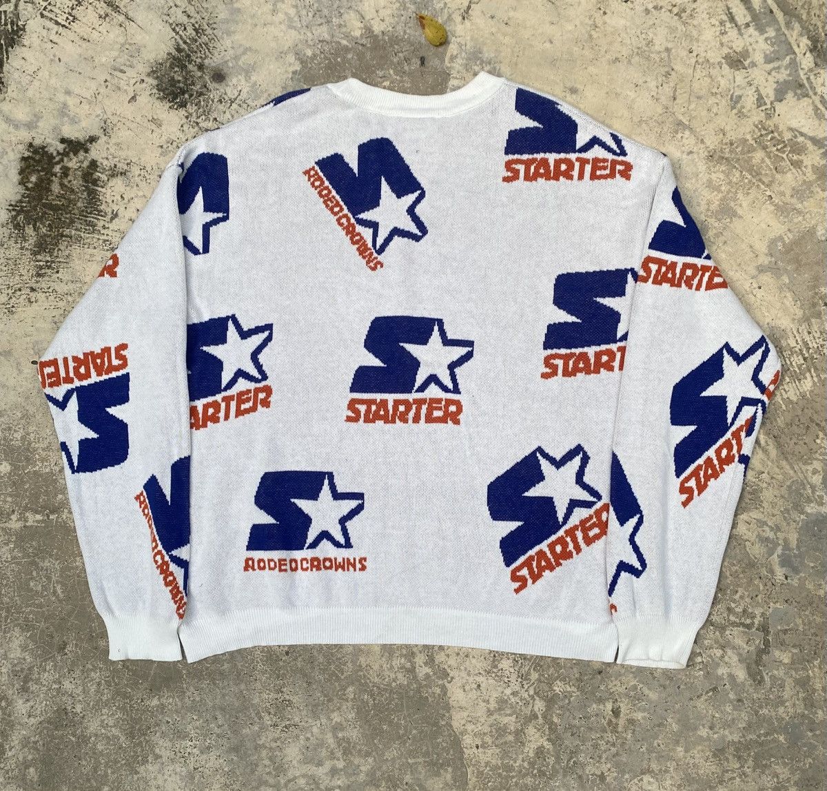 Starter Starter By Rodeo Crowns All-Over Logo Knitted Size US L / EU 52-54 / 3 - 4 Thumbnail