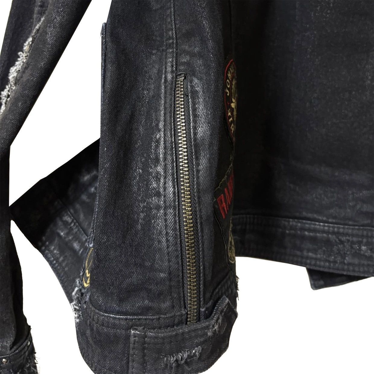 14th Addiction 14th Addiction Vintage Black Denim Jacket Size US S / EU 44-46 / 1 - 3 Thumbnail