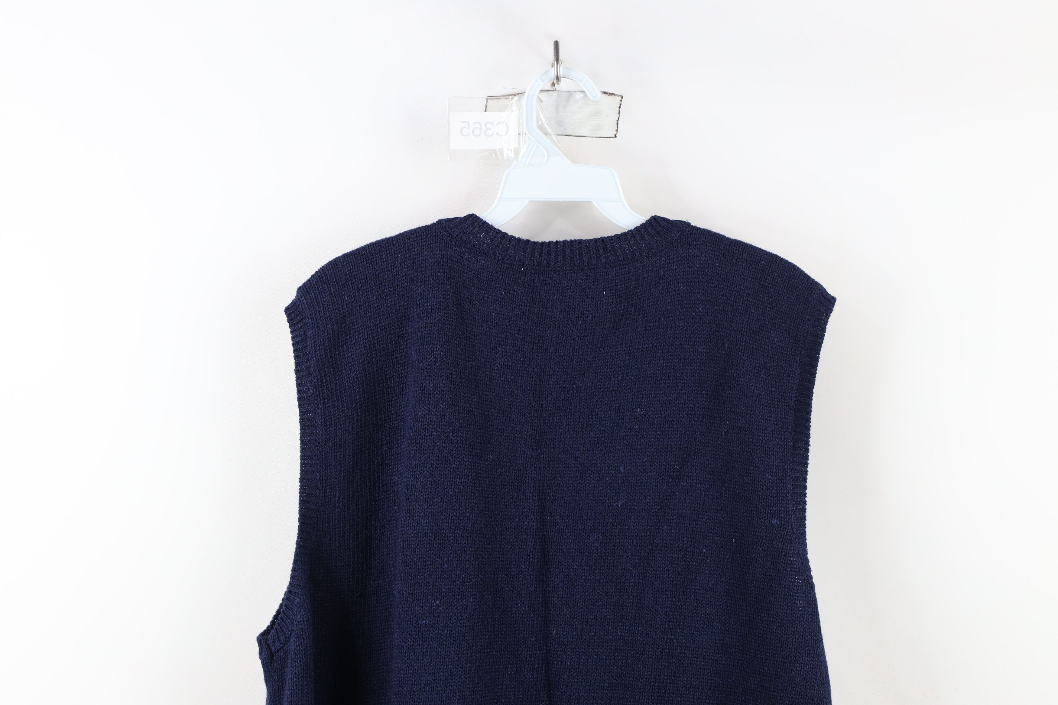 Vintage Deadstock Vintage 90s Streetwear Cardigan Sweater Vest Size XL / US 12-14 / IT 48-50 - 14 Thumbnail