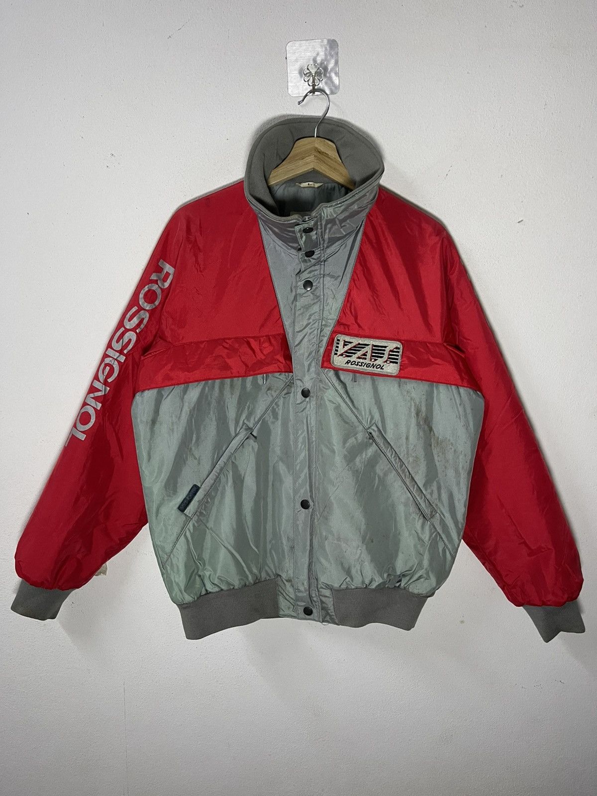 Rossignol Vintage Rossignol Racing Bomber Jacket Size US M / EU 48-50 / 2 - 2 Thumbnail