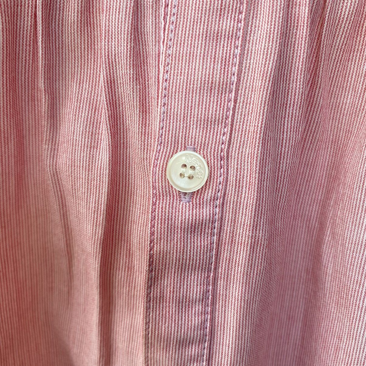 Ne-Net Ne-net Pink Puff Sleeve Babydoll Blouse Size XS / US 0-2 / IT 36-38 - 5 Thumbnail
