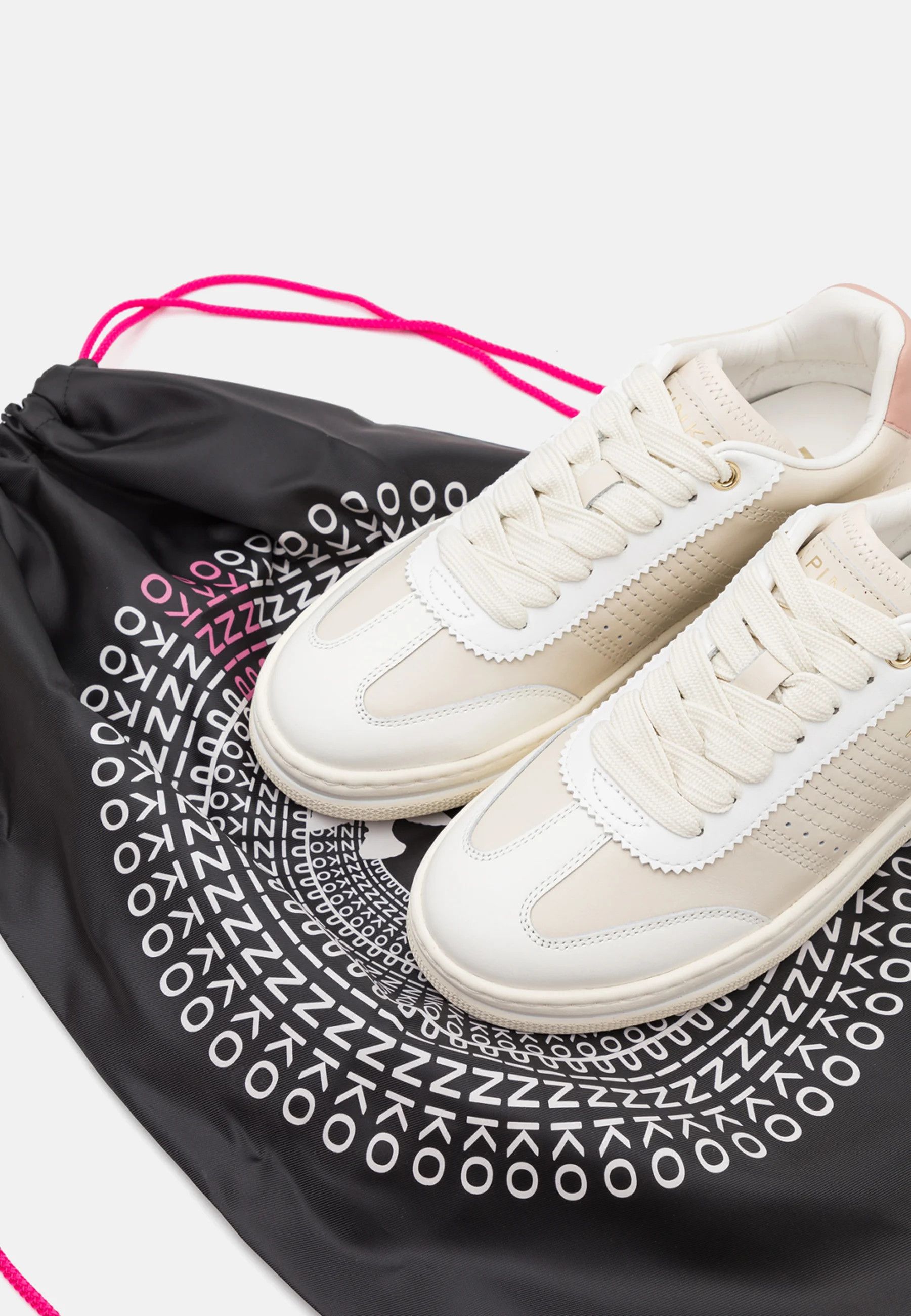 Pinko o1s22i1n0824 Mandy Low-Top Sneakers in Neutro Size US 8 / IT 38 - 5 Thumbnail
