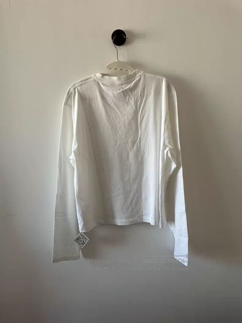 Loewe Loewe White pocket embroidered logo long-sleeve Size M / US 6-8 / IT 42-44 - 2 Thumbnail