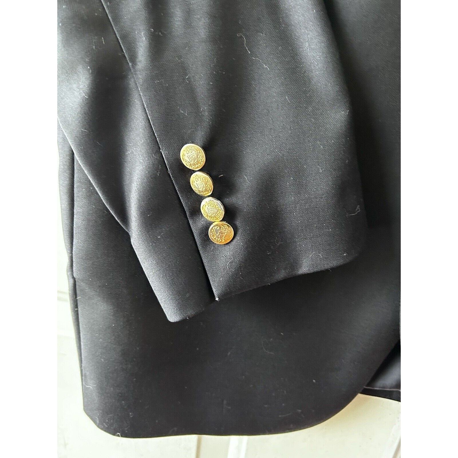 Jos. A. Bank Men's Jos. A. Bank Black 2-Button Suit Jacket Sz 42s Size 42S - 3 Thumbnail