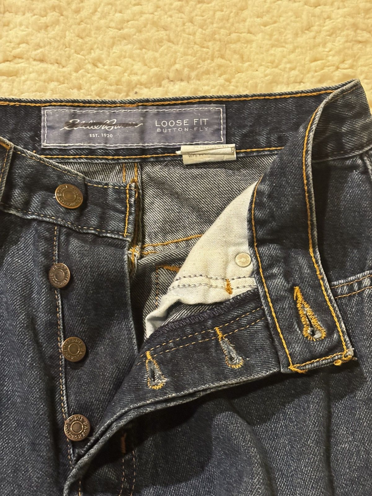 Eddie Bauer Women’s loose fit jeans1446 Size 25" / US 0 / IT 36 - 6 Thumbnail