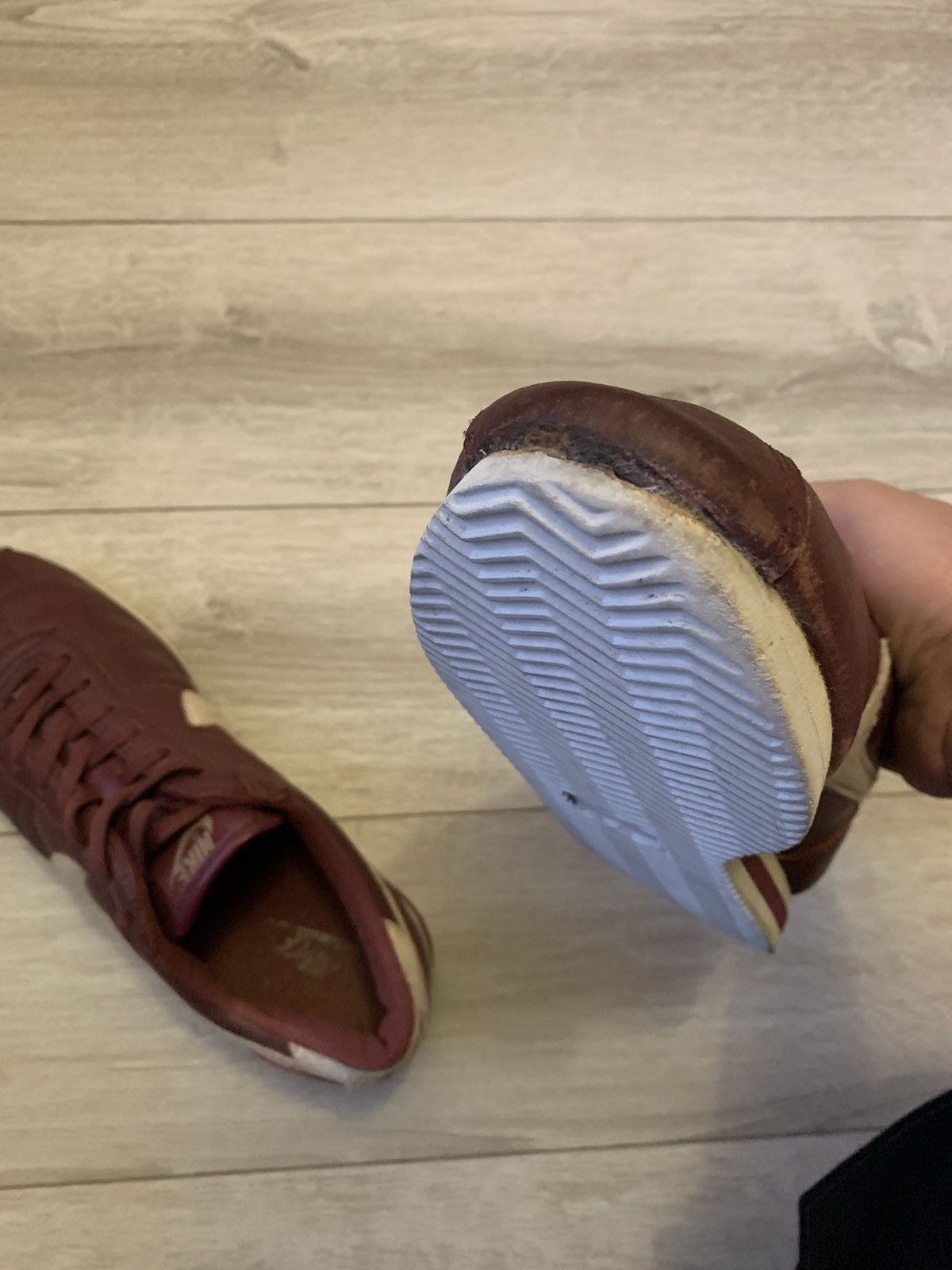 Nike × Vintage Very rare Vintage Nike Cortez 90s era sneakers leather Size US 11 / EU 44 - 9 Thumbnail