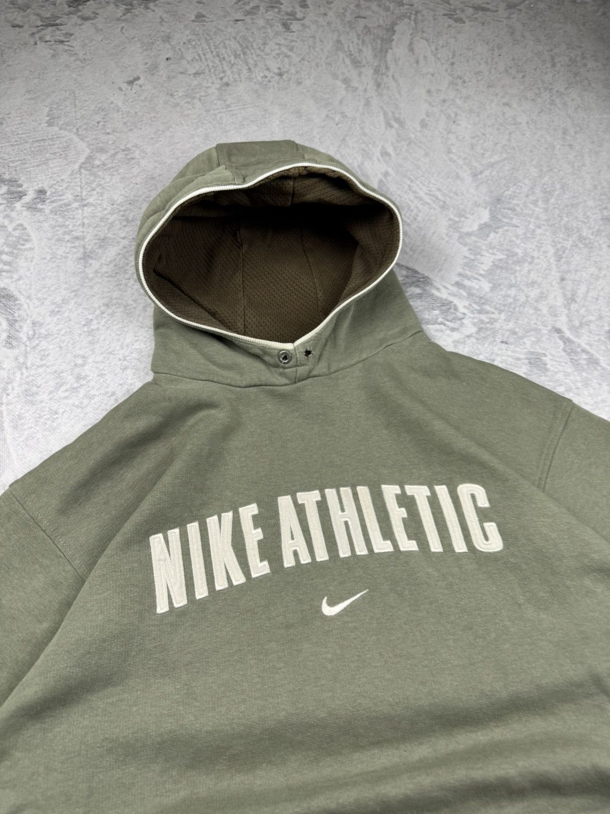 Nike × Vintage NIKE VINTAGE CENTER LOGO OVERSIZE BOXY HOODIE Size US L / EU 52-54 / 3 - 3 Thumbnail