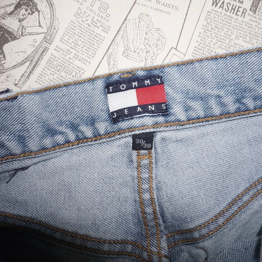 Tommy Hilfiger 30 - Vintage Y2K Tommy Hilfiger light wash baggy denim jeans Size US 30 / EU 46 - 3 Thumbnail