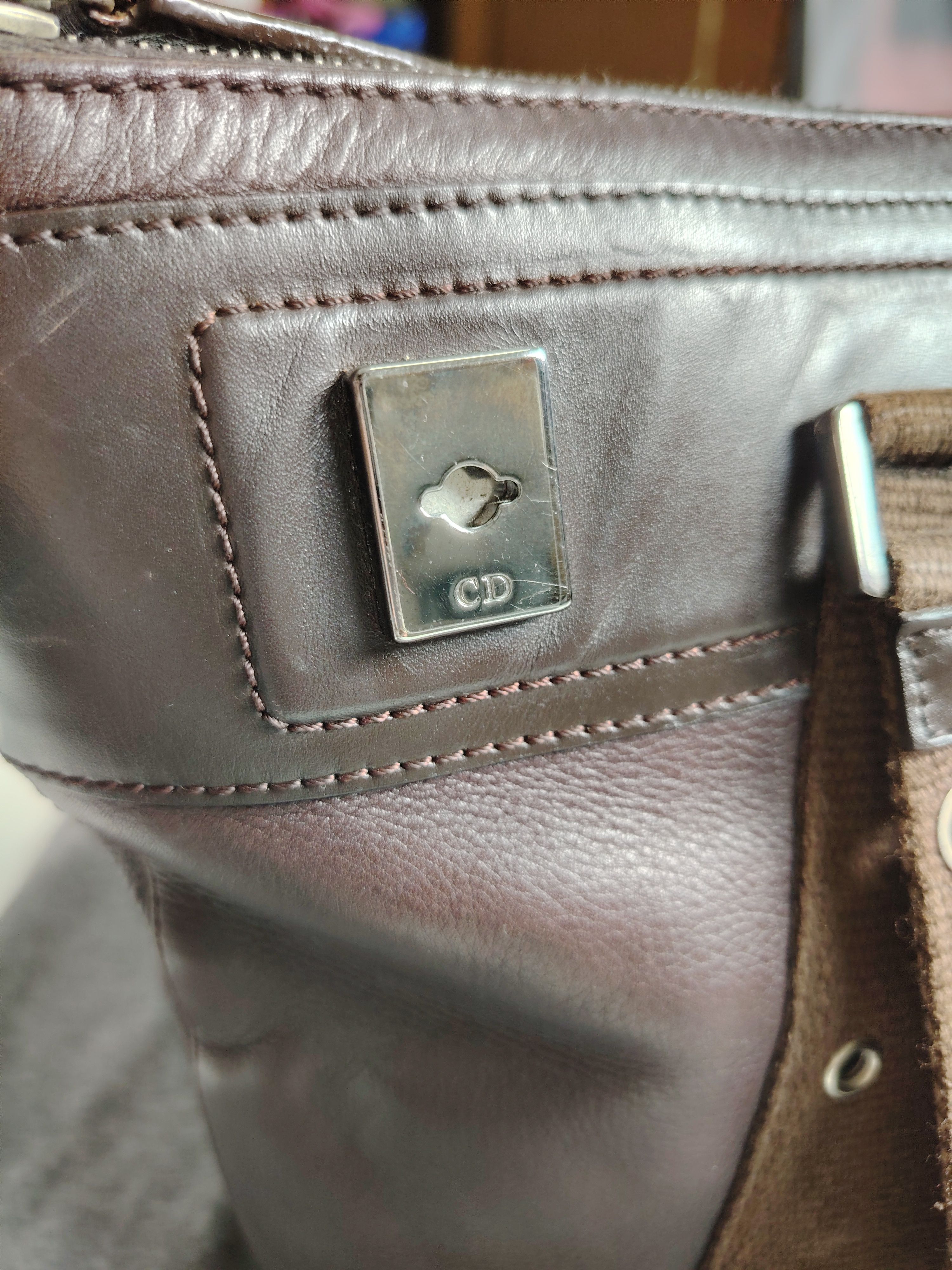 Dior Dior Columbus Leather Tote Size ONE SIZE - 7 Thumbnail