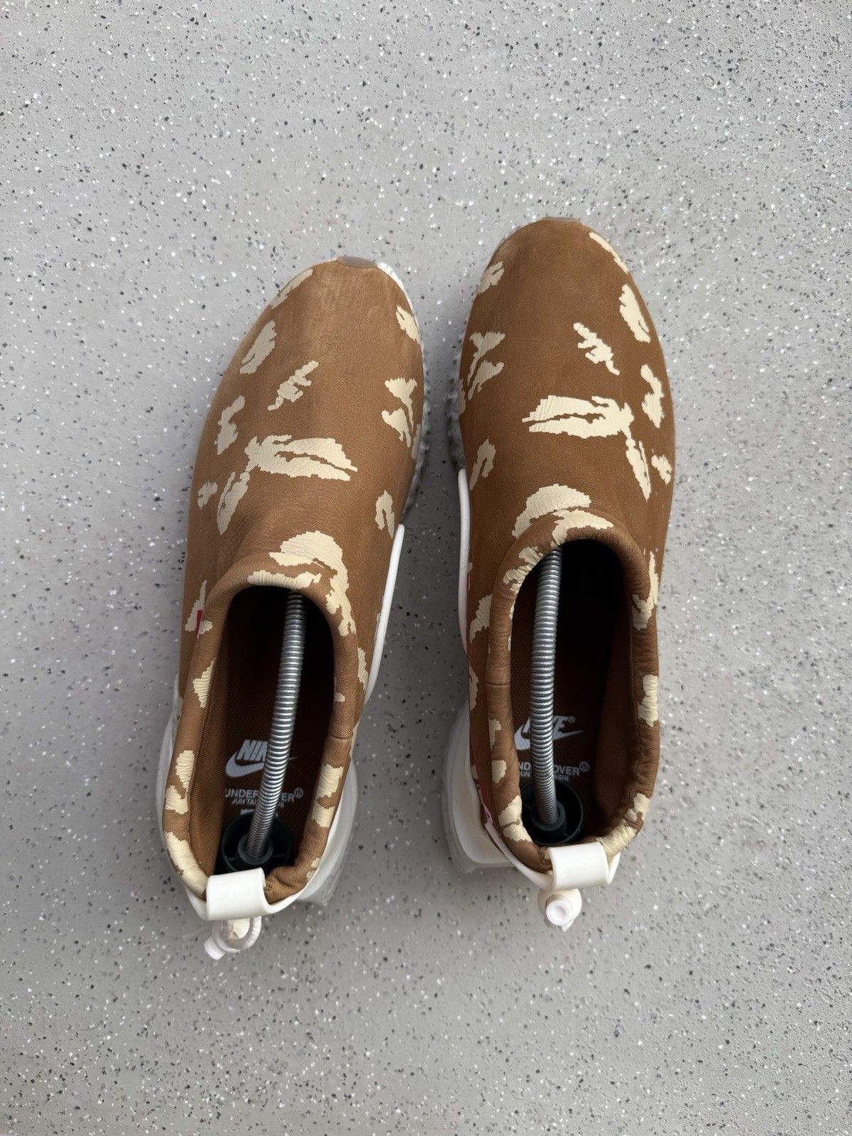 Nike × Undercover Nike Moc Flow SP x Undercover Ale Brown Red White Men's Size US 11.5 / EU 44-45 - 3 Thumbnail