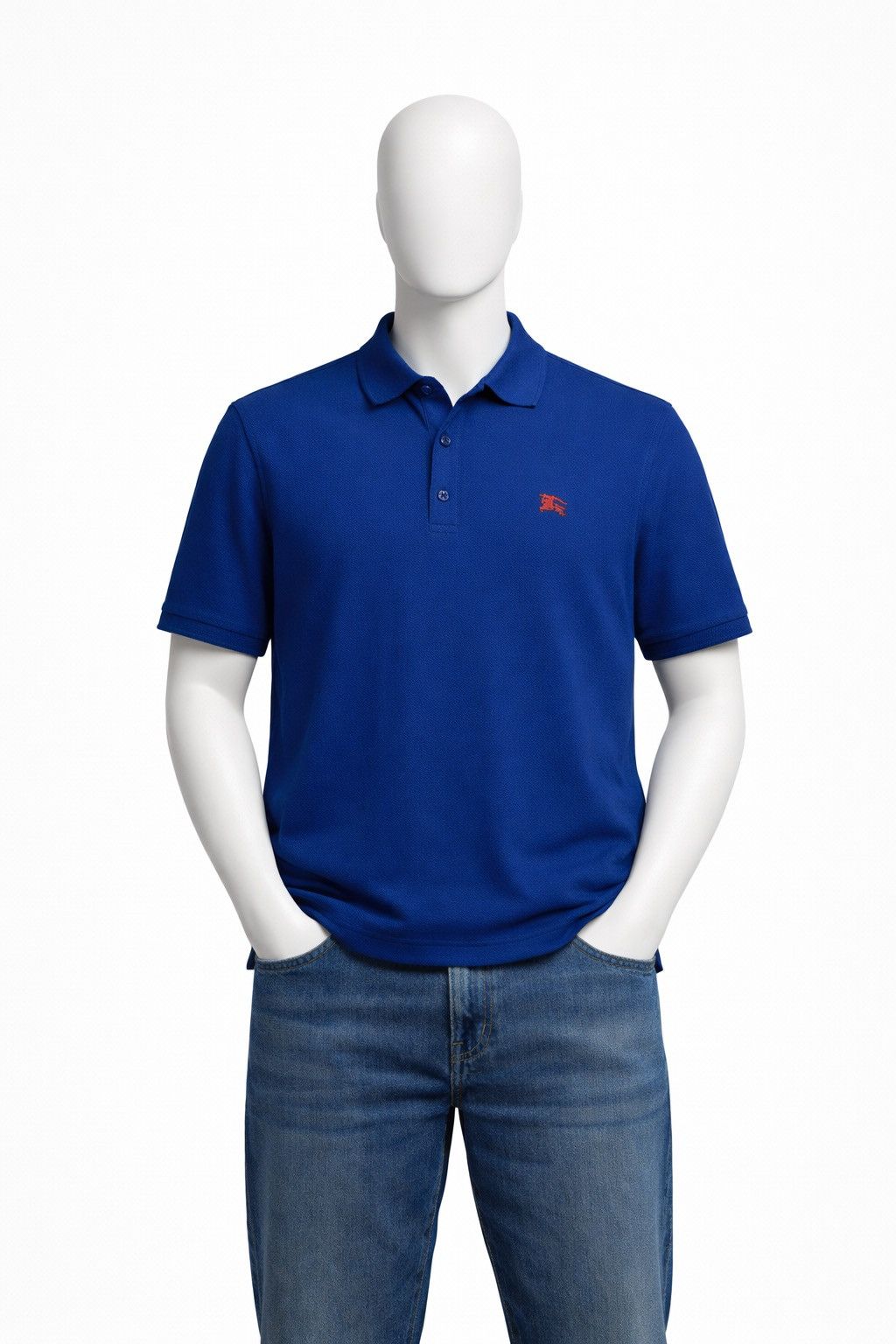 Burberry Burberry Luxury Polo Shirt Blue Size XL Vintage Size US XL / EU 56 / 4 - 1 Thumbnail