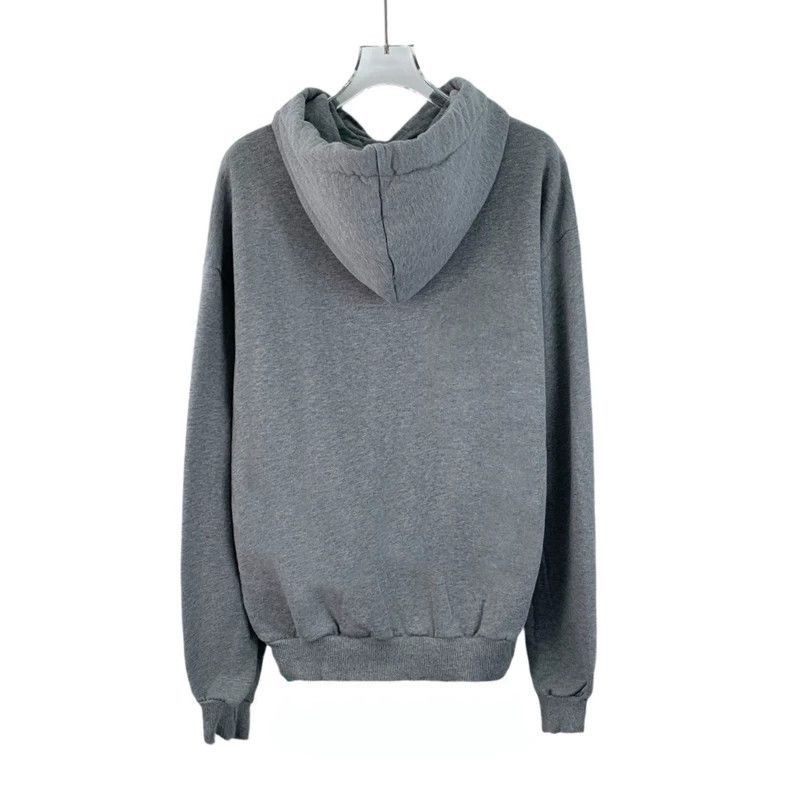 Celine Celine Gray Logo Hoodie with Drawstring Size US XS / EU 42 / 0 - 2 Thumbnail